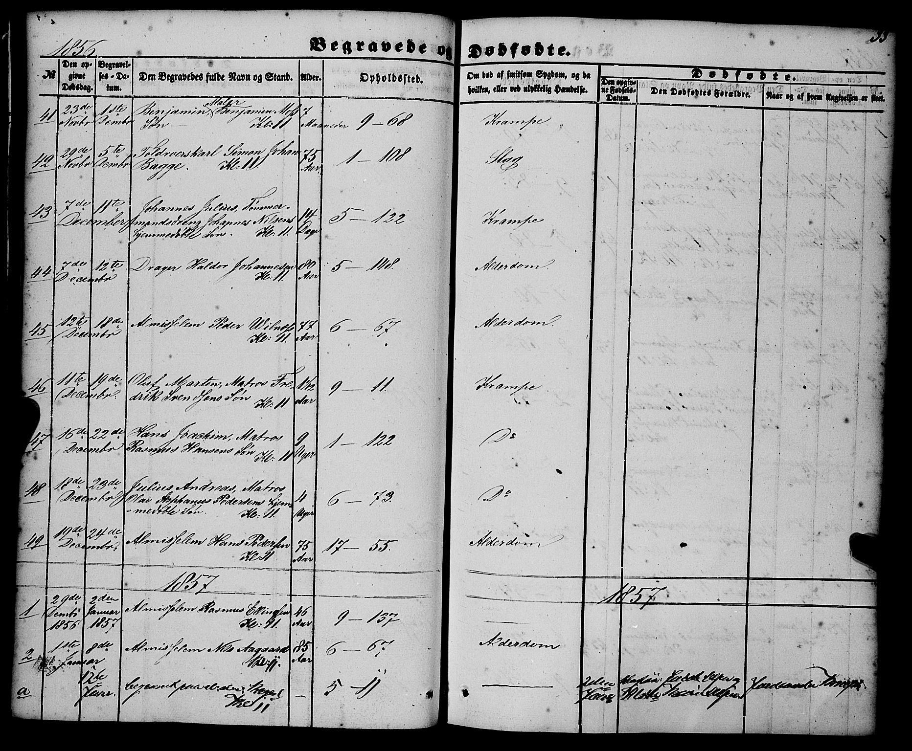 Nykirken Sokneprestembete, SAB/A-77101/H/Haa/L0042: Parish register (official) no. E 2, 1850-1868, p. 33