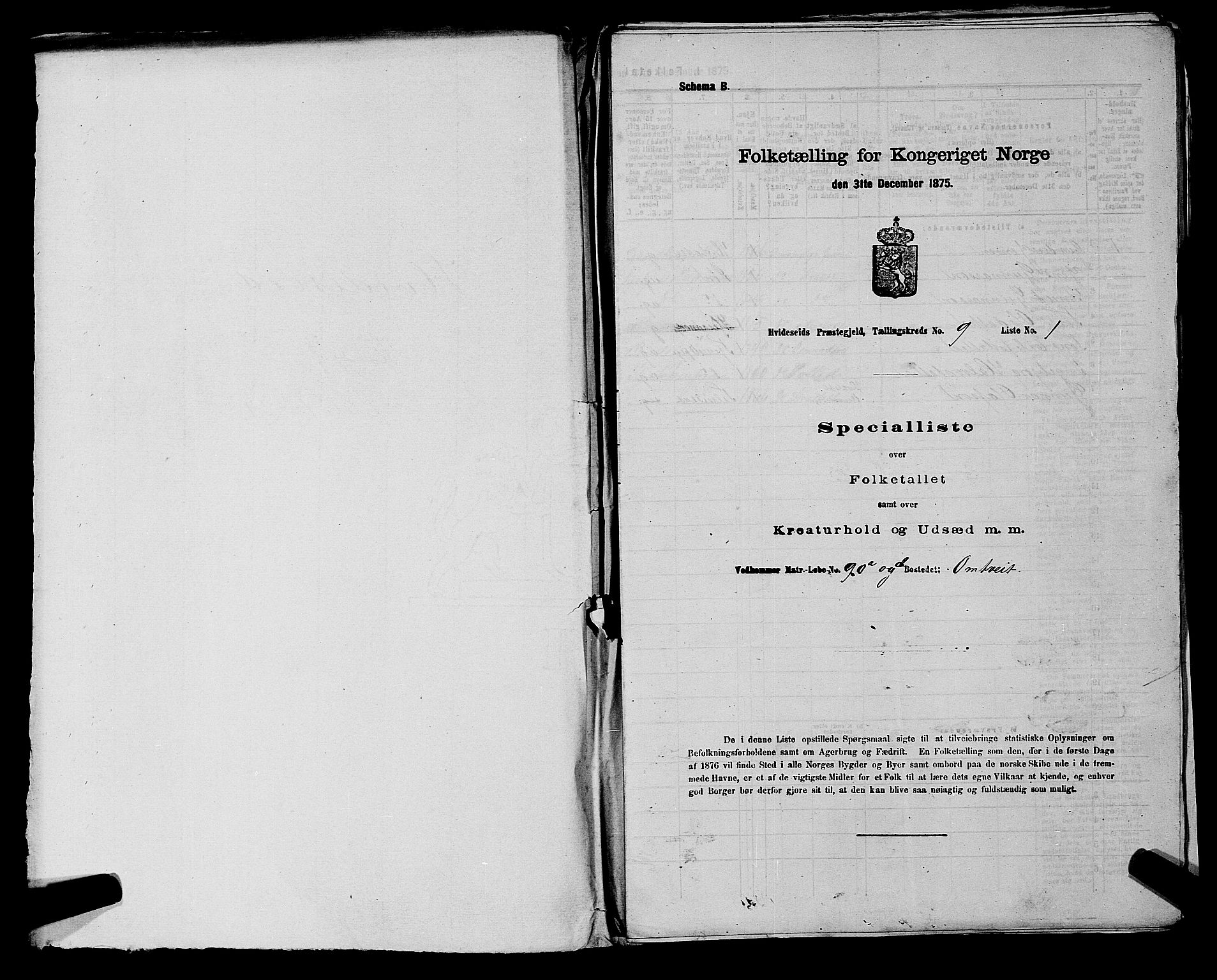 SAKO, 1875 census for 0829P Kviteseid, 1875, p. 758