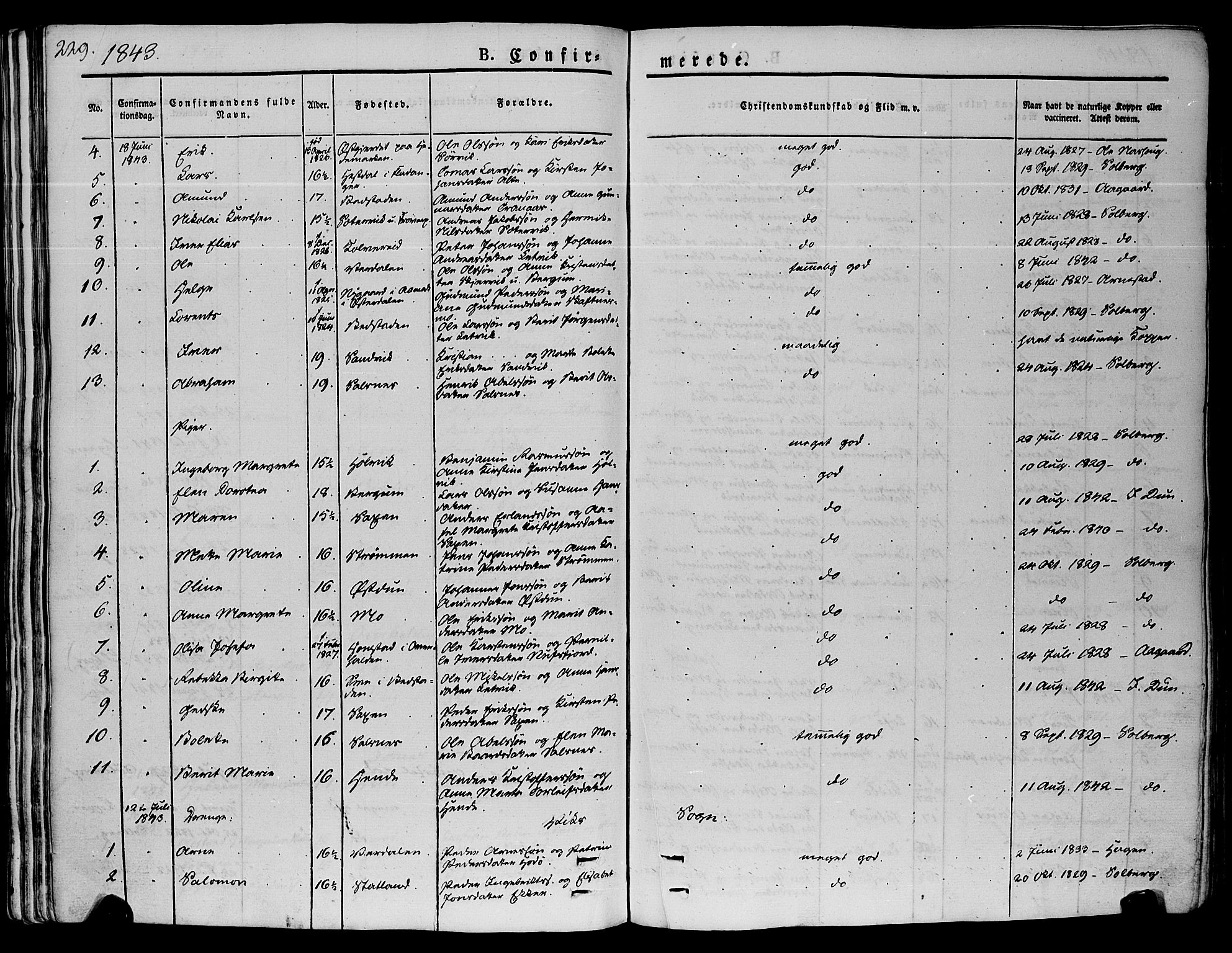 Ministerialprotokoller, klokkerbøker og fødselsregistre - Nord-Trøndelag, SAT/A-1458/773/L0614: Parish register (official) no. 773A05, 1831-1856, p. 229