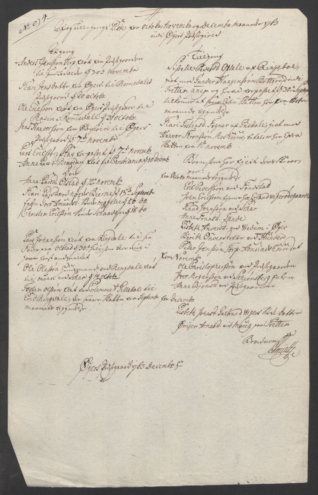 Rentekammeret inntil 1814, Reviderte regnskaper, Fogderegnskap, AV/RA-EA-4092/R17/L1266: Ekstraskatten Gudbrandsdal, 1762-1766, p. 153