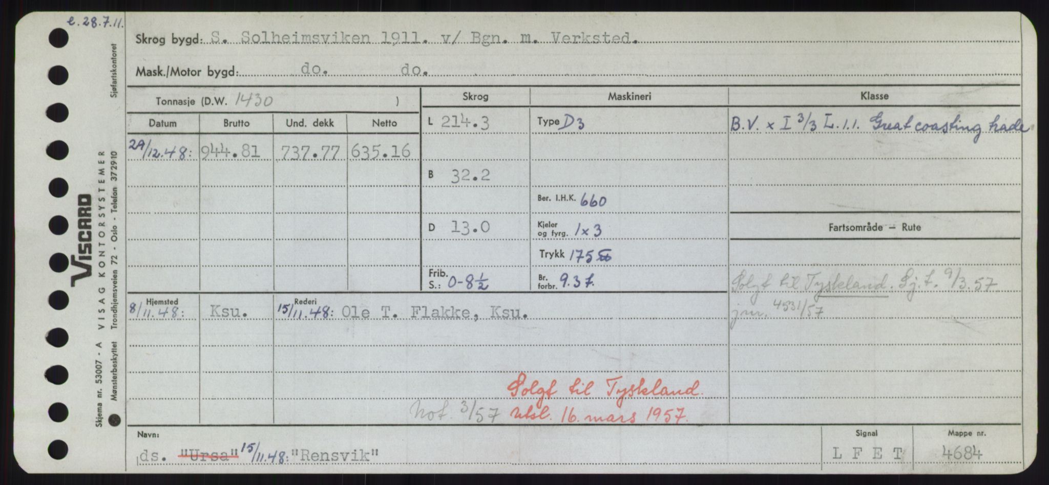 Sjøfartsdirektoratet med forløpere, Skipsmålingen, AV/RA-S-1627/H/Hd/L0030: Fartøy, Q-Riv, p. 437