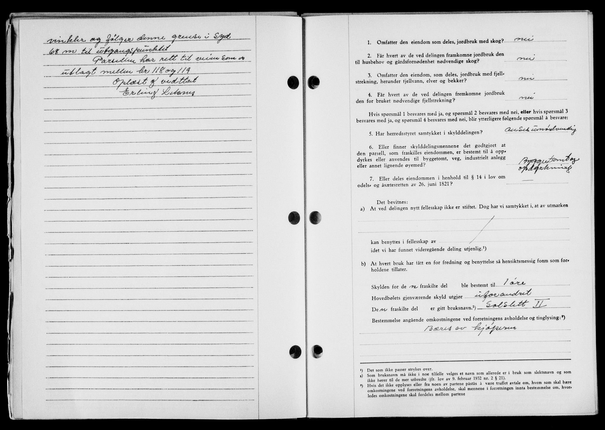 Lofoten sorenskriveri, SAT/A-0017/1/2/2C/L0024a: Mortgage book no. 24a, 1950-1950, Diary no: : 2772/1950