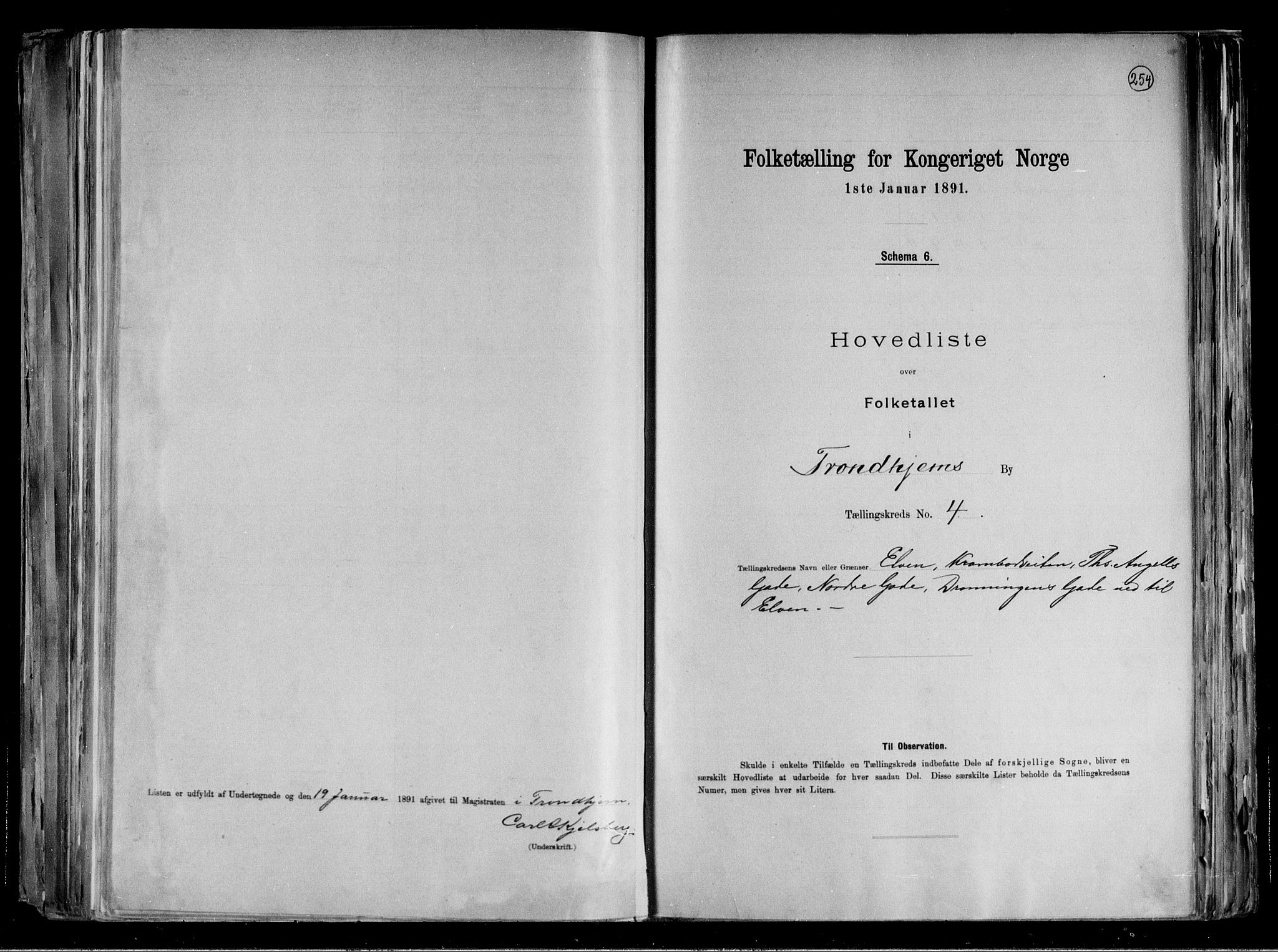 RA, 1891 census for 1601 Trondheim, 1891, p. 15