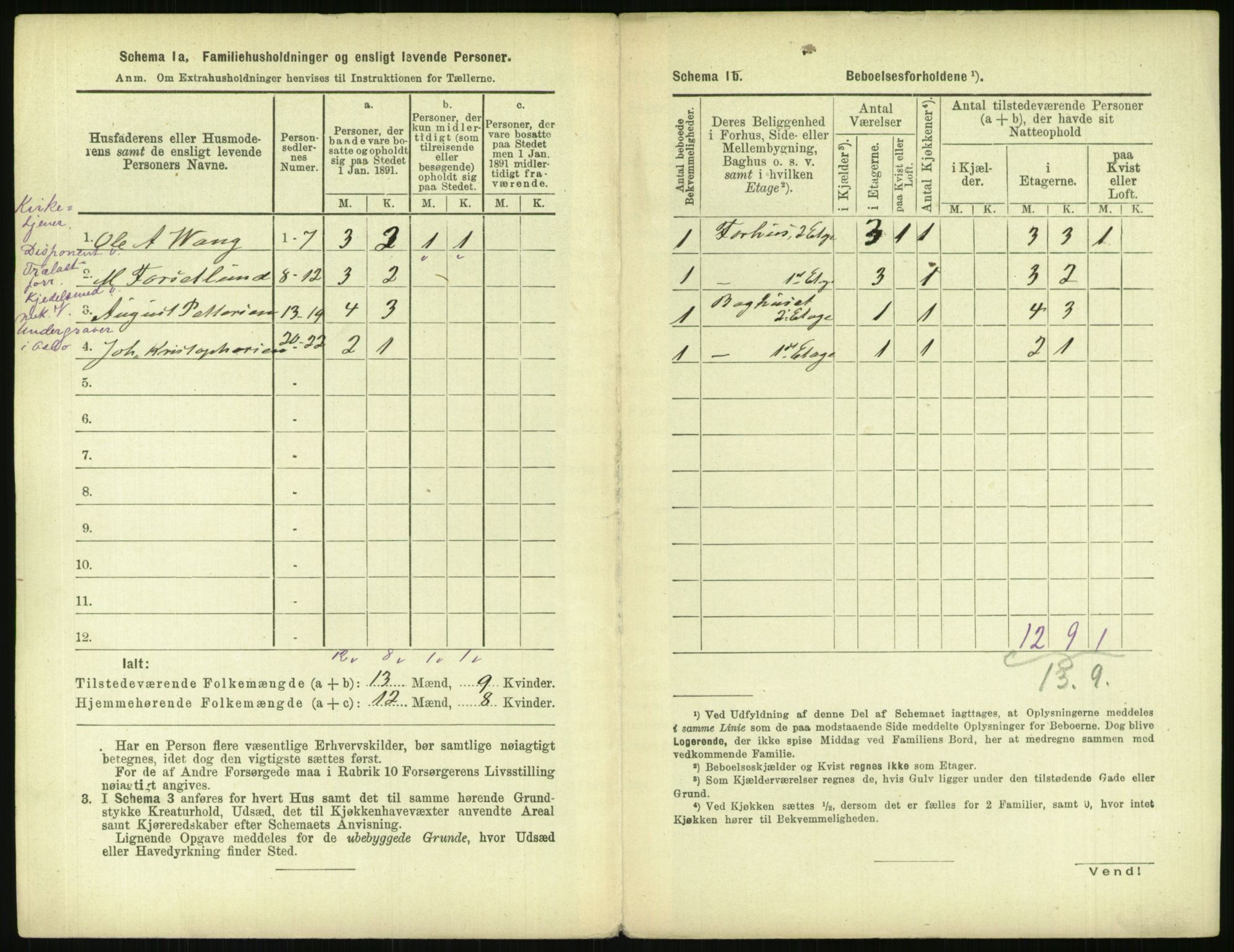 RA, 1891 census for 0301 Kristiania, 1891, p. 120883