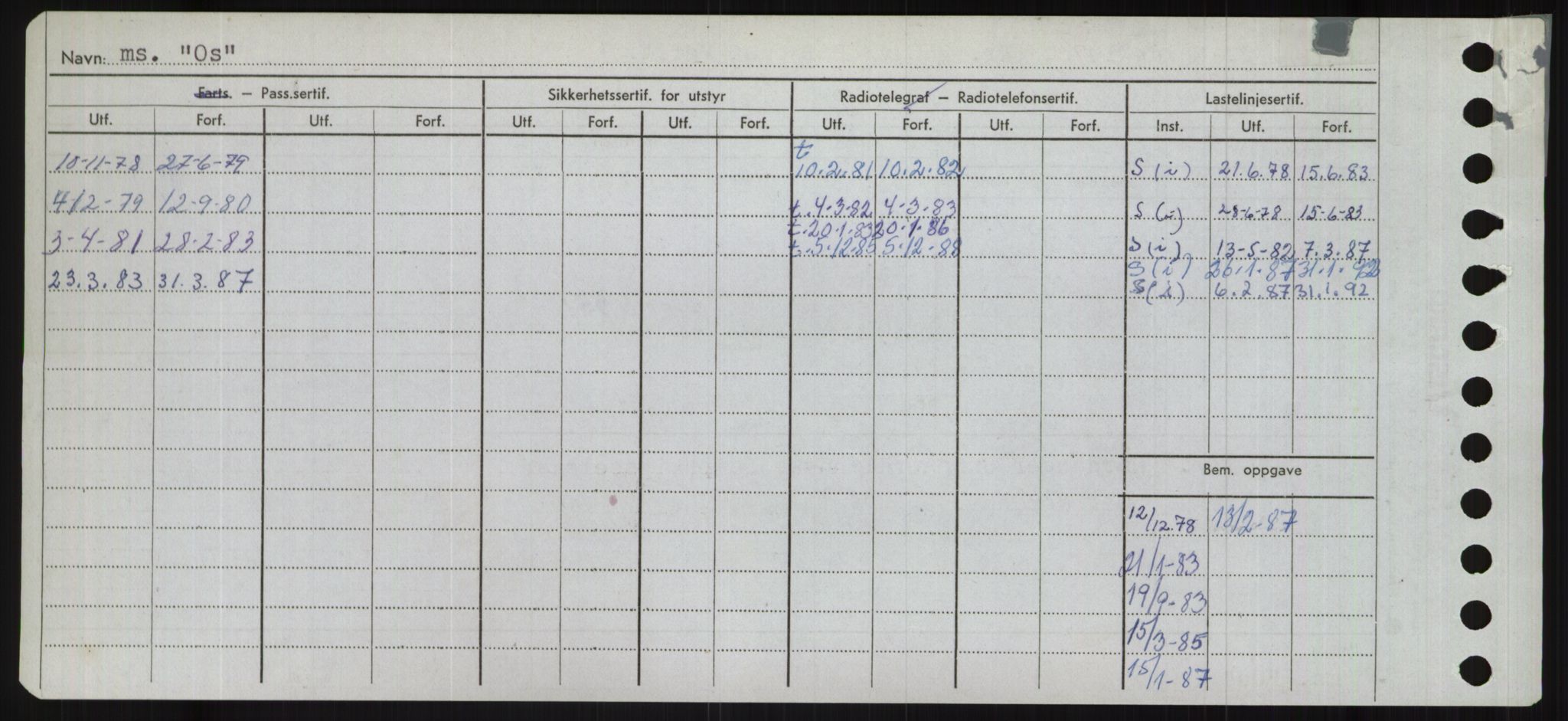 Sjøfartsdirektoratet med forløpere, Skipsmålingen, AV/RA-S-1627/H/Ha/L0004/0002: Fartøy, Mas-R / Fartøy, Odin-R, p. 140