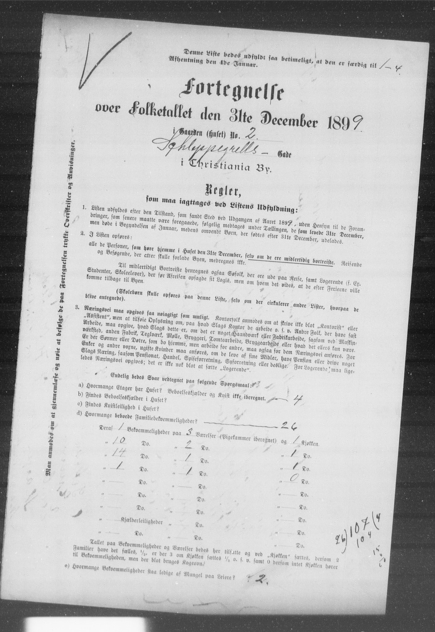 OBA, Municipal Census 1899 for Kristiania, 1899, p. 11811