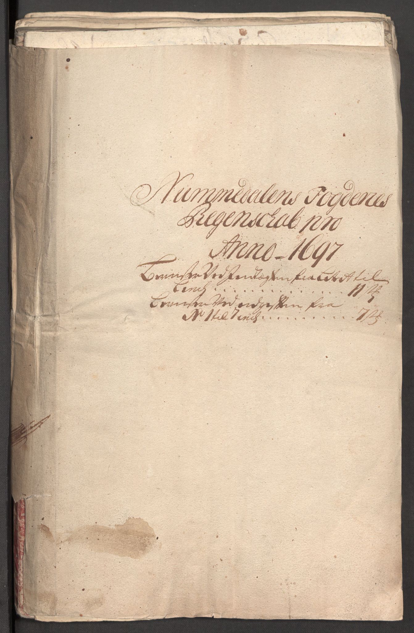 Rentekammeret inntil 1814, Reviderte regnskaper, Fogderegnskap, RA/EA-4092/R64/L4425: Fogderegnskap Namdal, 1696-1698, p. 133