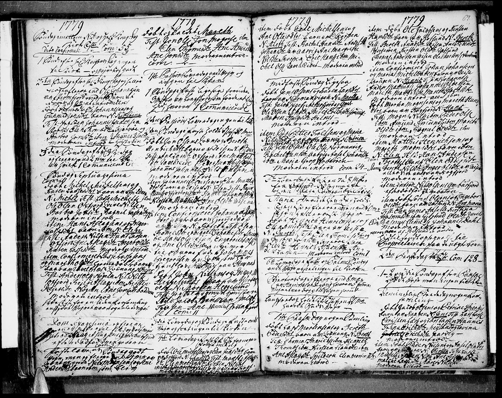 Skjervøy sokneprestkontor, SATØ/S-1300/H/Ha/Haa/L0001kirke: Parish register (official) no. 1, 1748-1780, p. 67