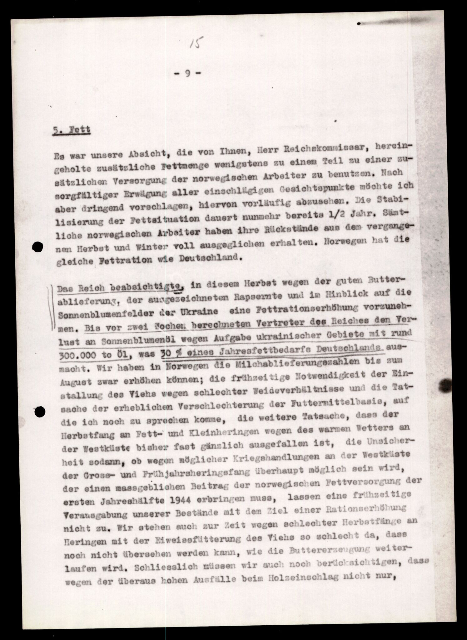 Forsvarets Overkommando. 2 kontor. Arkiv 11.4. Spredte tyske arkivsaker, AV/RA-RAFA-7031/D/Dar/Darb/L0002: Reichskommissariat, 1940-1945, p. 1172