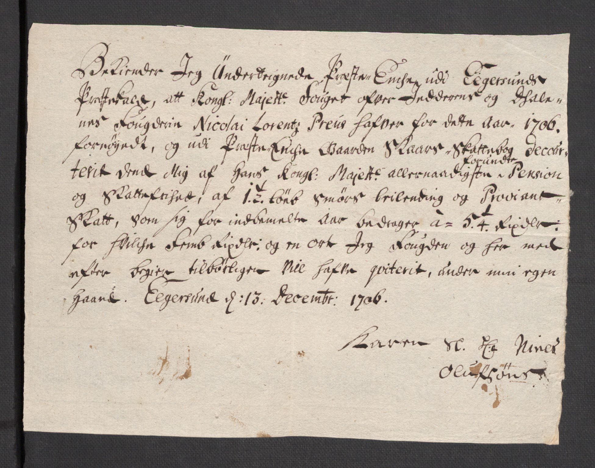 Rentekammeret inntil 1814, Reviderte regnskaper, Fogderegnskap, RA/EA-4092/R46/L2733: Fogderegnskap Jæren og Dalane, 1705-1708, p. 154