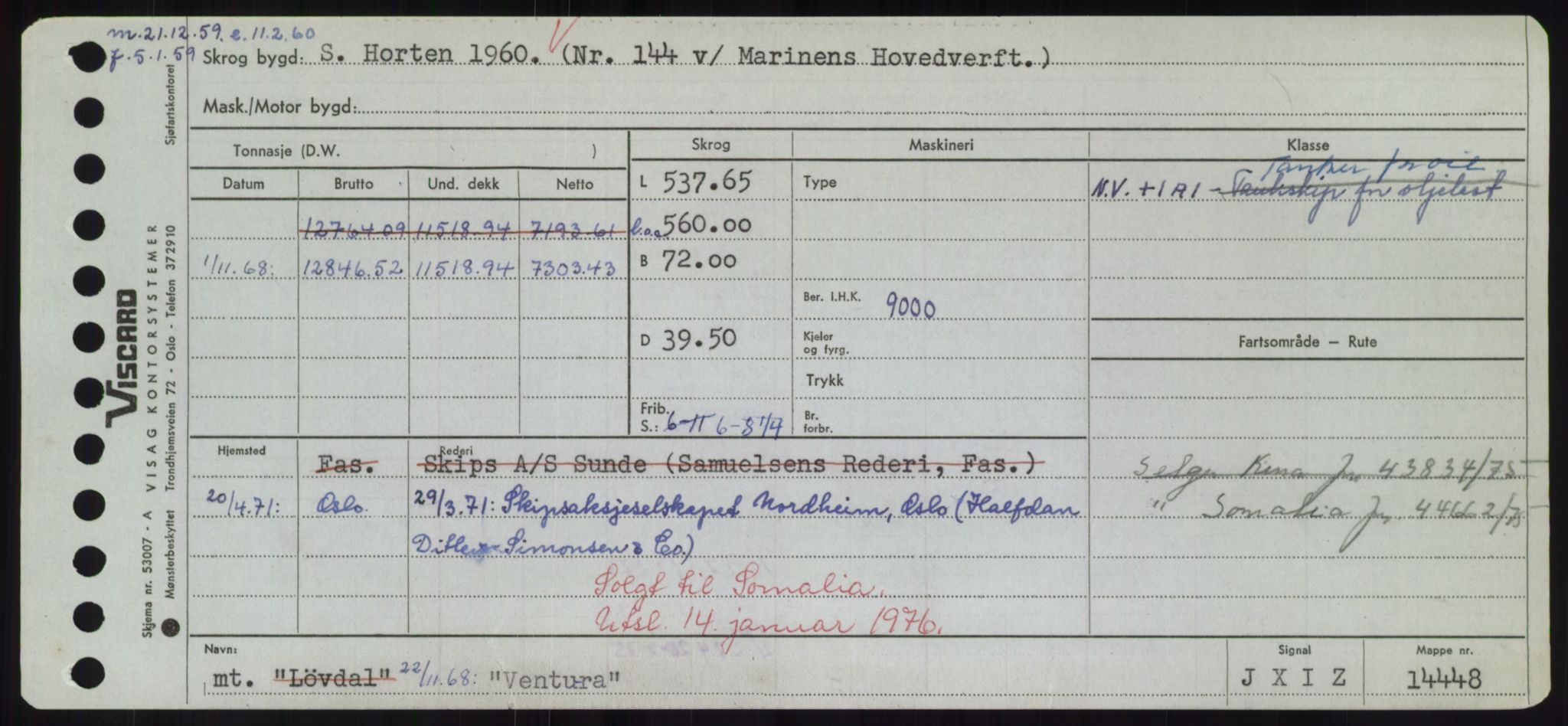 Sjøfartsdirektoratet med forløpere, Skipsmålingen, RA/S-1627/H/Hd/L0040: Fartøy, U-Ve, p. 483