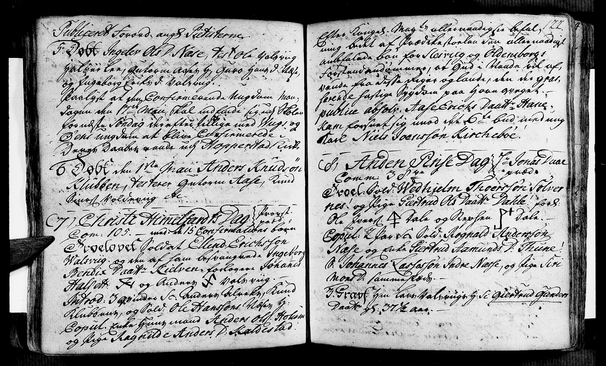 Vik sokneprestembete, AV/SAB-A-81501/H/Haa/Haaa/L0002: Parish register (official) no. A 2 / 2, 1740-1756, p. 122