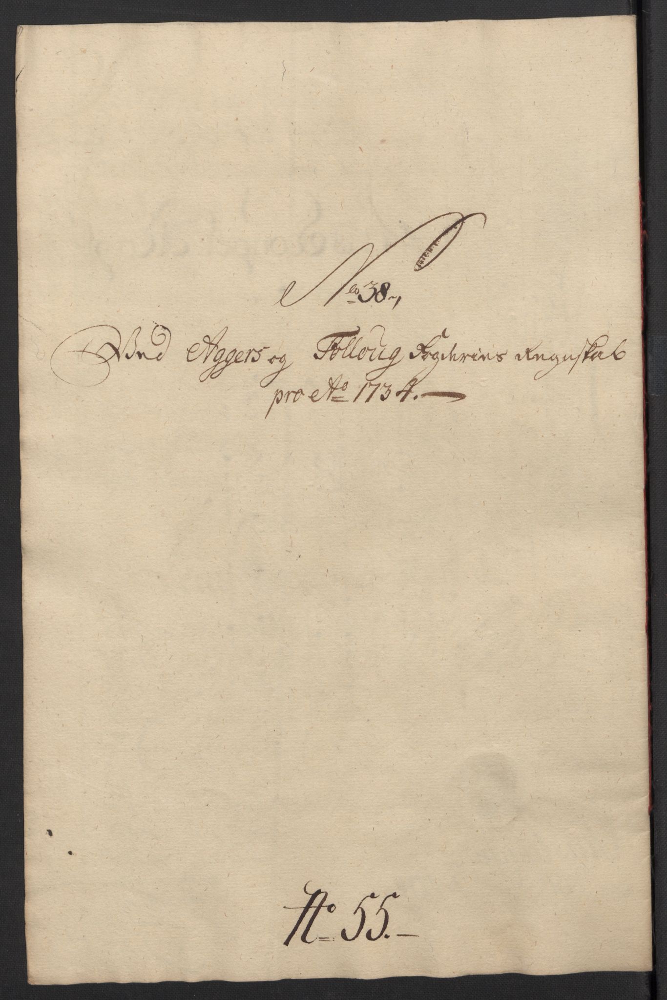 Rentekammeret inntil 1814, Reviderte regnskaper, Fogderegnskap, AV/RA-EA-4092/R10/L0473: Fogderegnskap Aker og Follo, 1734, p. 190