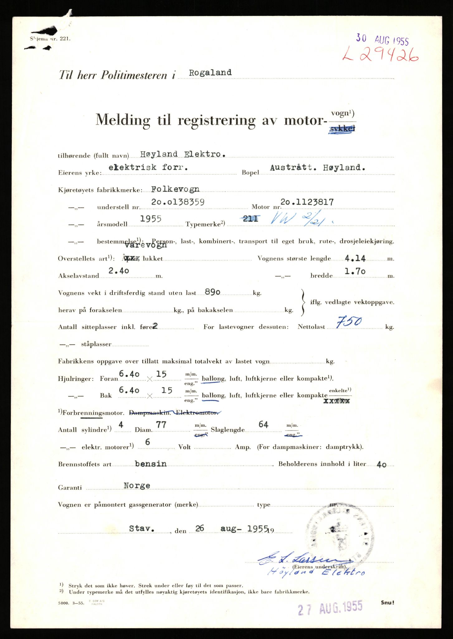 Stavanger trafikkstasjon, AV/SAST-A-101942/0/F/L0048: L-29100 - L-29899, 1930-1971, p. 871