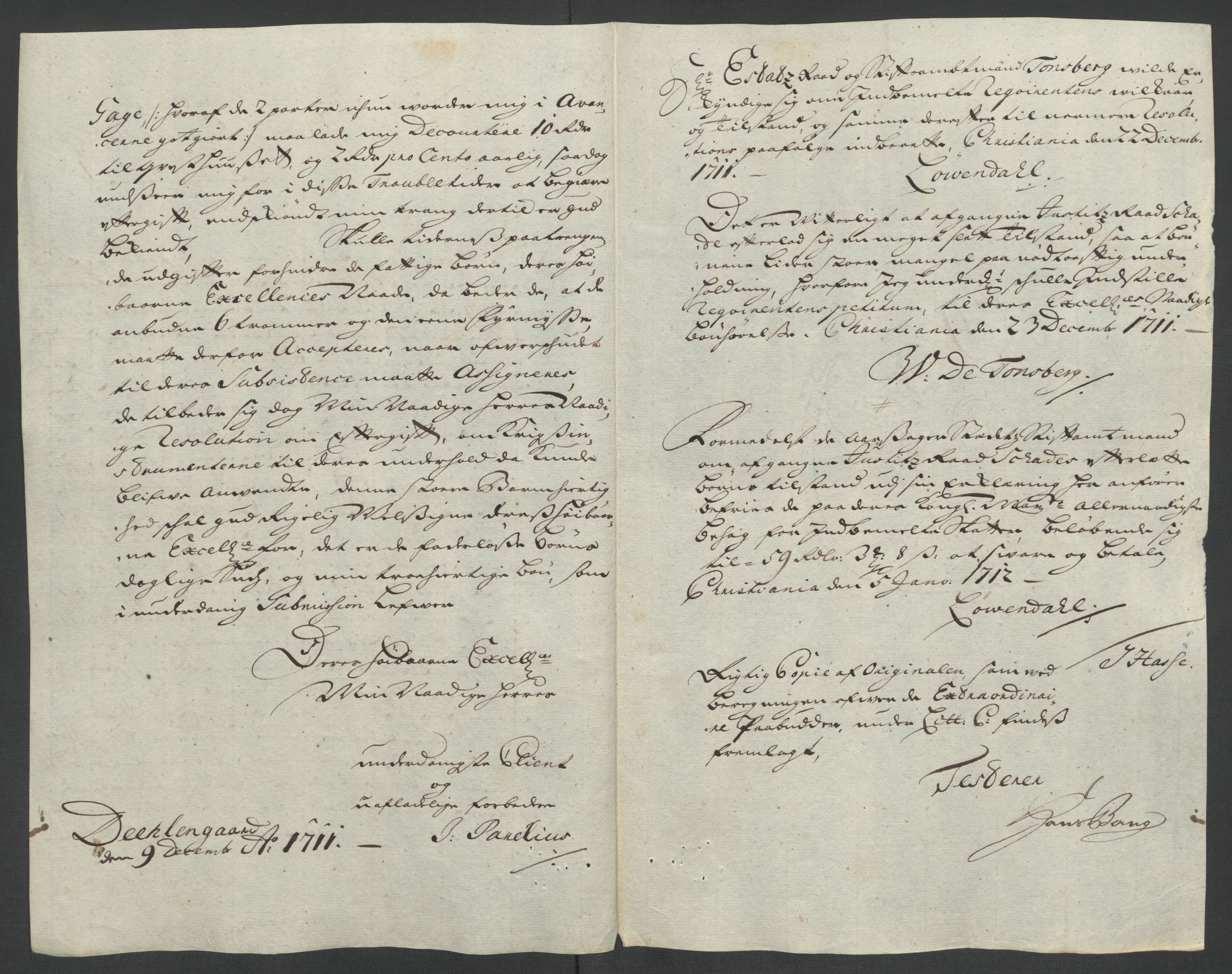 Rentekammeret inntil 1814, Reviderte regnskaper, Fogderegnskap, AV/RA-EA-4092/R10/L0448: Fogderegnskap Aker og Follo, 1710-1711, p. 247