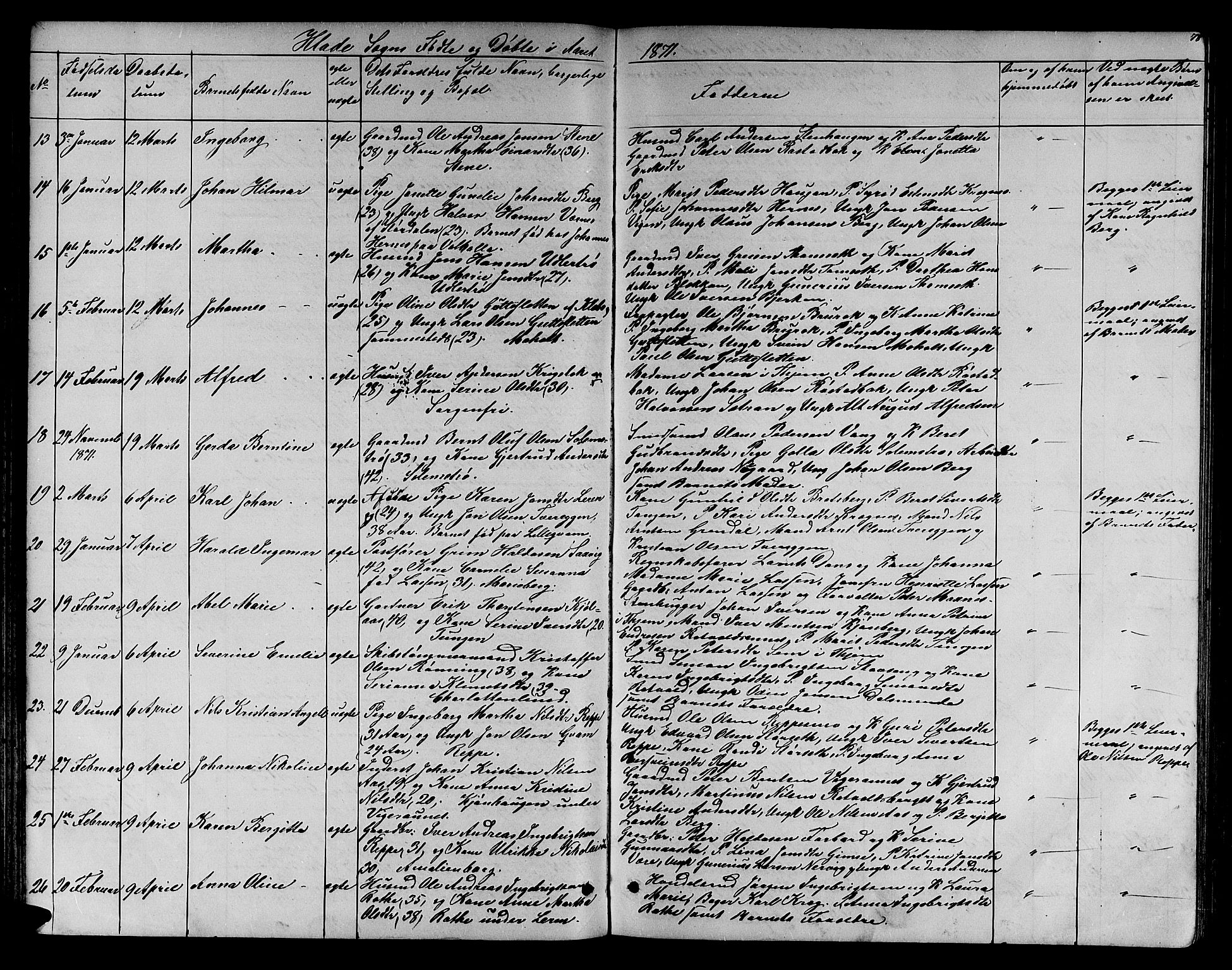 Ministerialprotokoller, klokkerbøker og fødselsregistre - Sør-Trøndelag, SAT/A-1456/606/L0311: Parish register (copy) no. 606C07, 1860-1877, p. 78