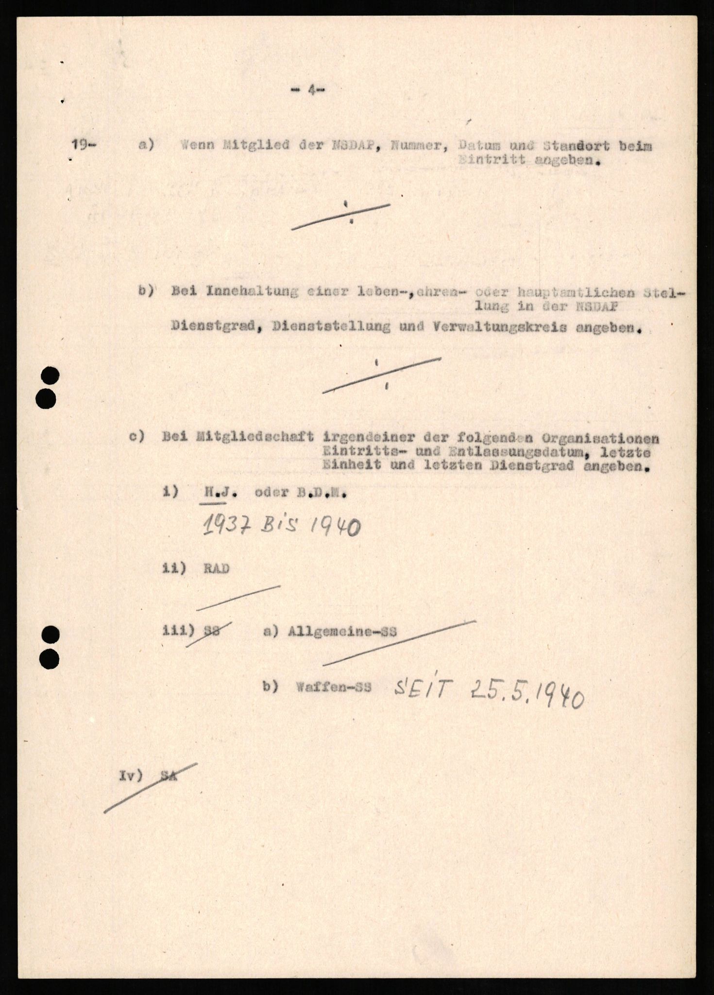 Forsvaret, Forsvarets overkommando II, AV/RA-RAFA-3915/D/Db/L0015: CI Questionaires. Tyske okkupasjonsstyrker i Norge. Tyskere., 1945-1946, p. 338