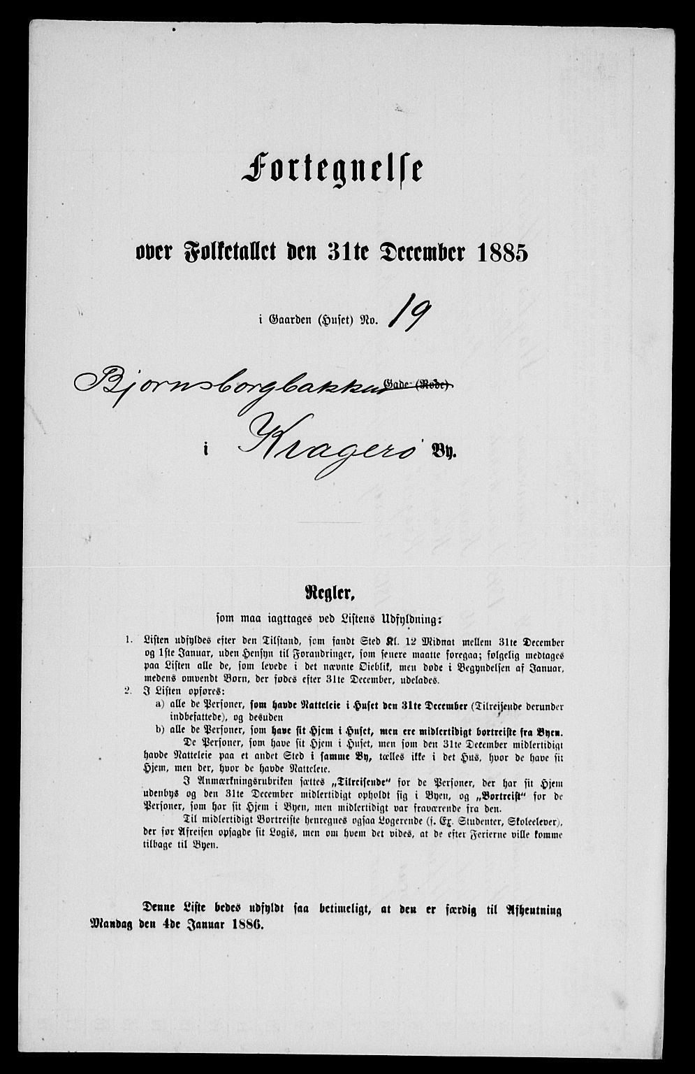 SAKO, 1885 census for 0801 Kragerø, 1885, p. 922