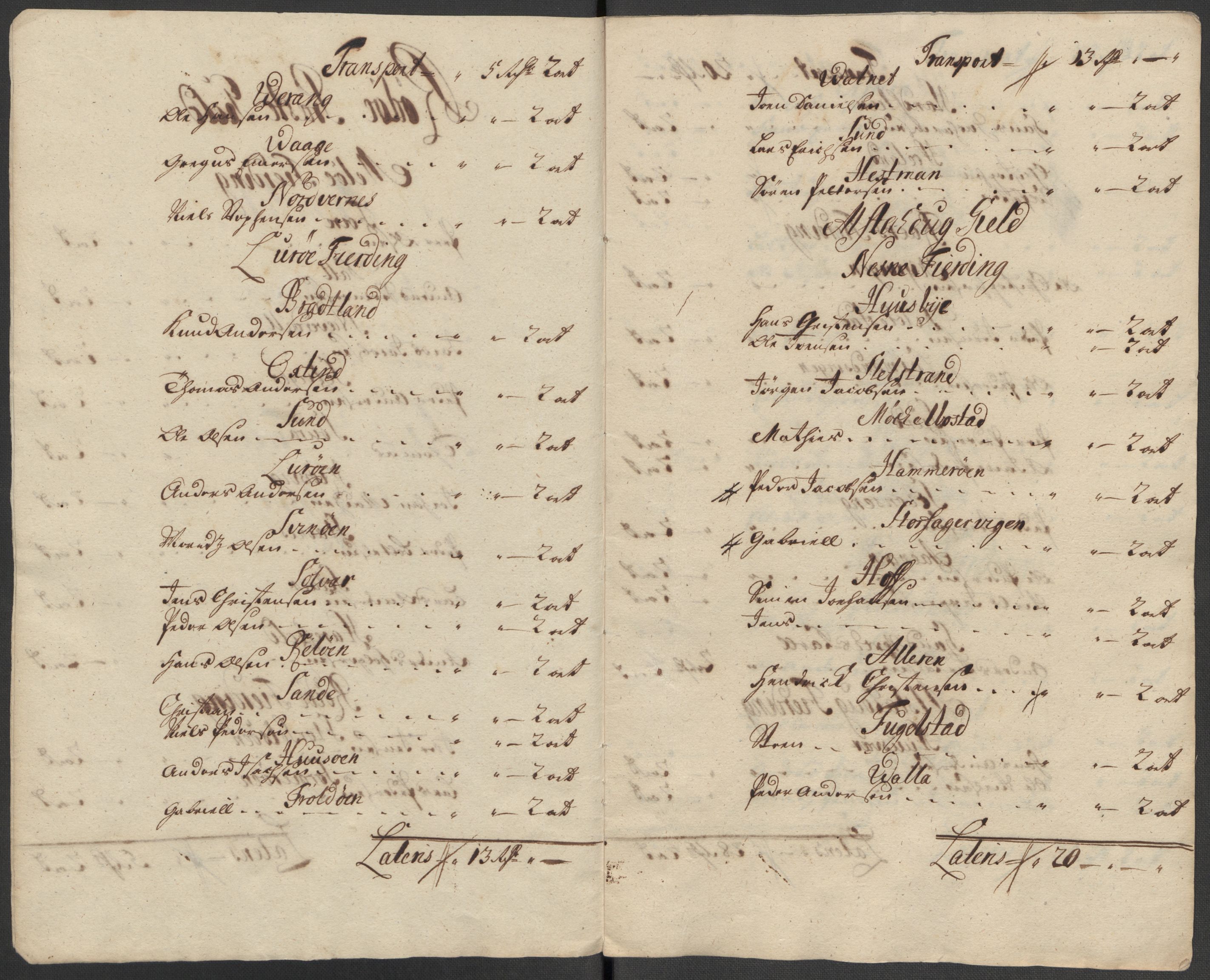 Rentekammeret inntil 1814, Reviderte regnskaper, Fogderegnskap, AV/RA-EA-4092/R65/L4513: Fogderegnskap Helgeland, 1714-1715, p. 104