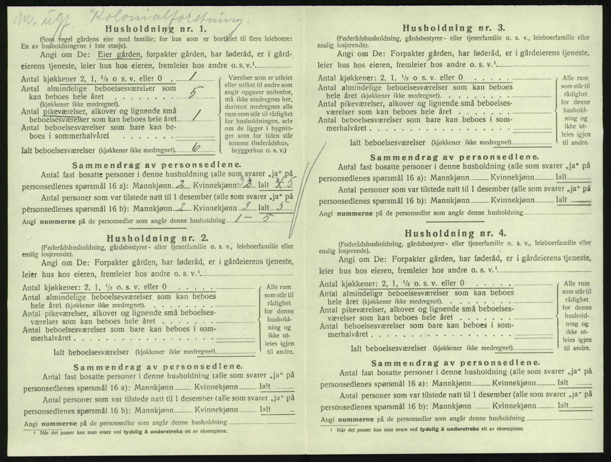 SAKO, 1920 census for Hedrum, 1920, p. 346