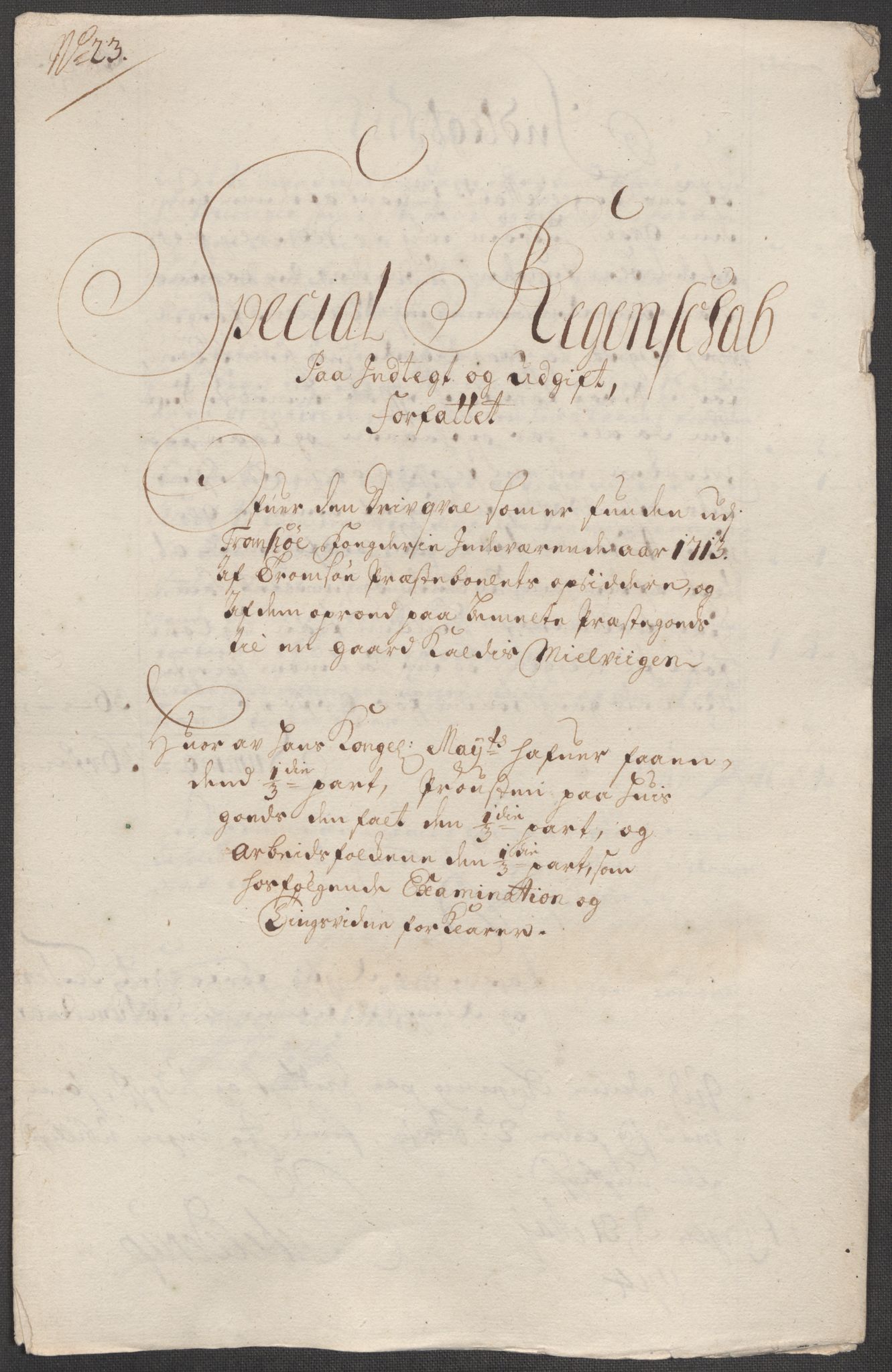 Rentekammeret inntil 1814, Reviderte regnskaper, Fogderegnskap, RA/EA-4092/R68/L4759: Fogderegnskap Senja og Troms, 1713, p. 173