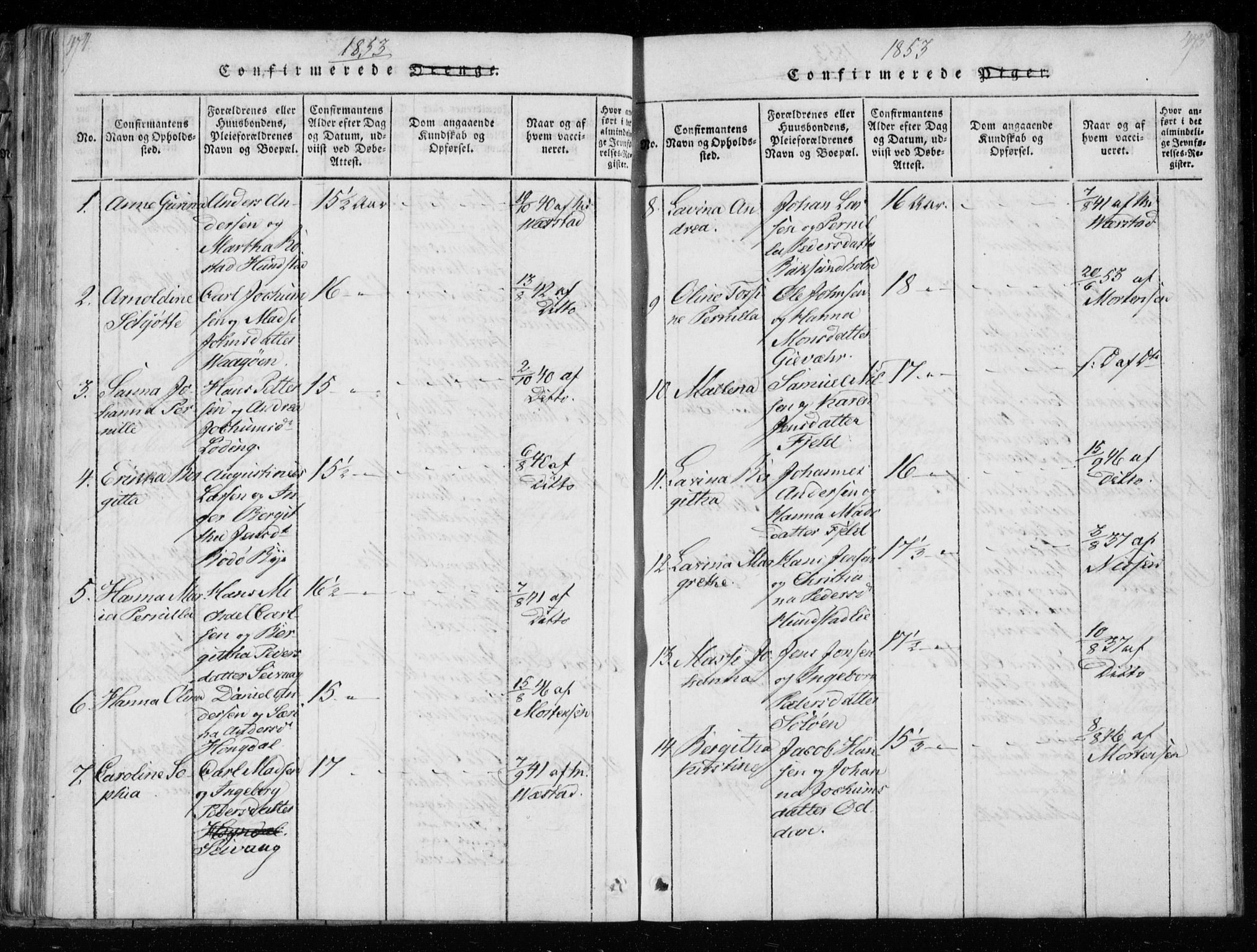 Ministerialprotokoller, klokkerbøker og fødselsregistre - Nordland, AV/SAT-A-1459/801/L0026: Parish register (copy) no. 801C01, 1820-1855, p. 474-475