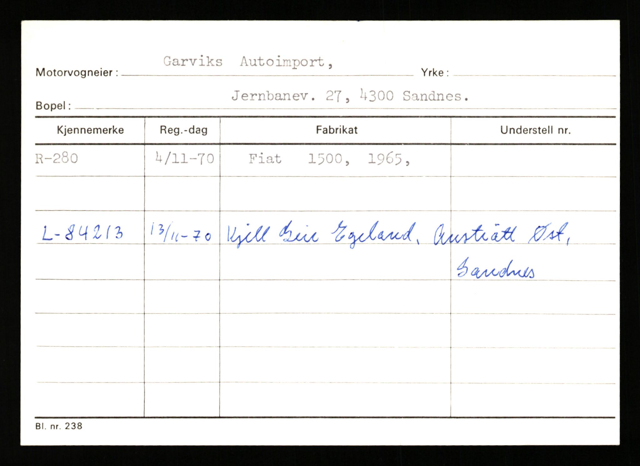 Stavanger trafikkstasjon, AV/SAST-A-101942/0/G/L0001: Registreringsnummer: 0 - 5782, 1930-1971, p. 139