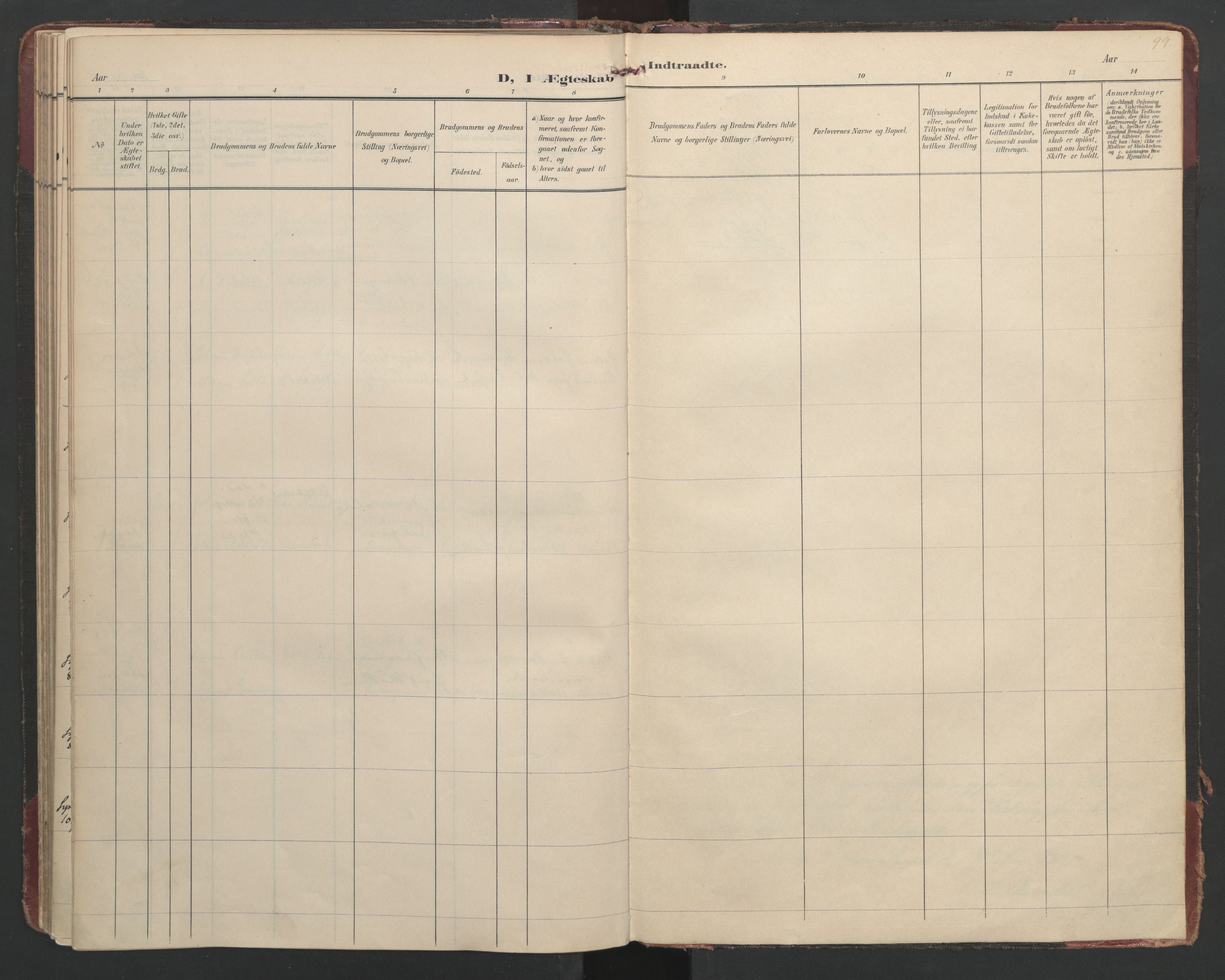 Ministerialprotokoller, klokkerbøker og fødselsregistre - Nordland, AV/SAT-A-1459/866/L0942: Parish register (official) no. 866A05, 1901-1928, p. 99