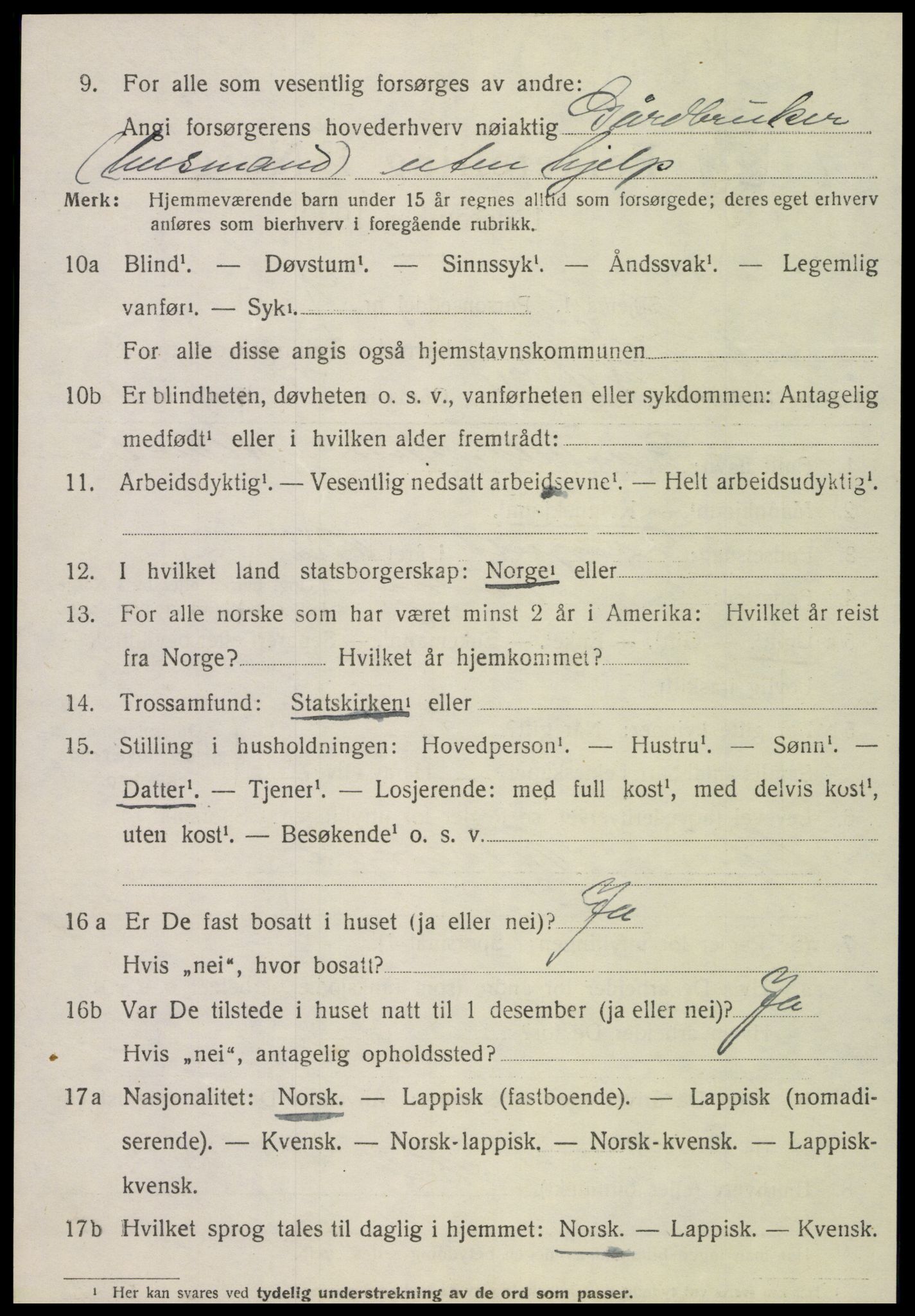 SAT, 1920 census for Rødøy, 1920, p. 3341