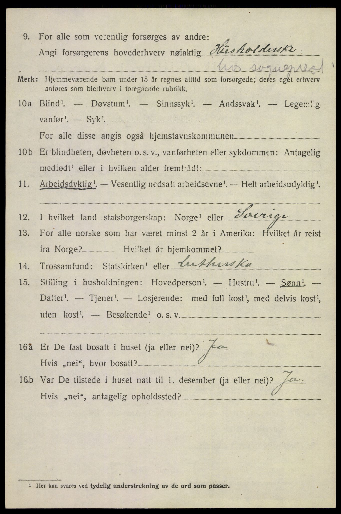 SAKO, 1920 census for Nore, 1920, p. 1467