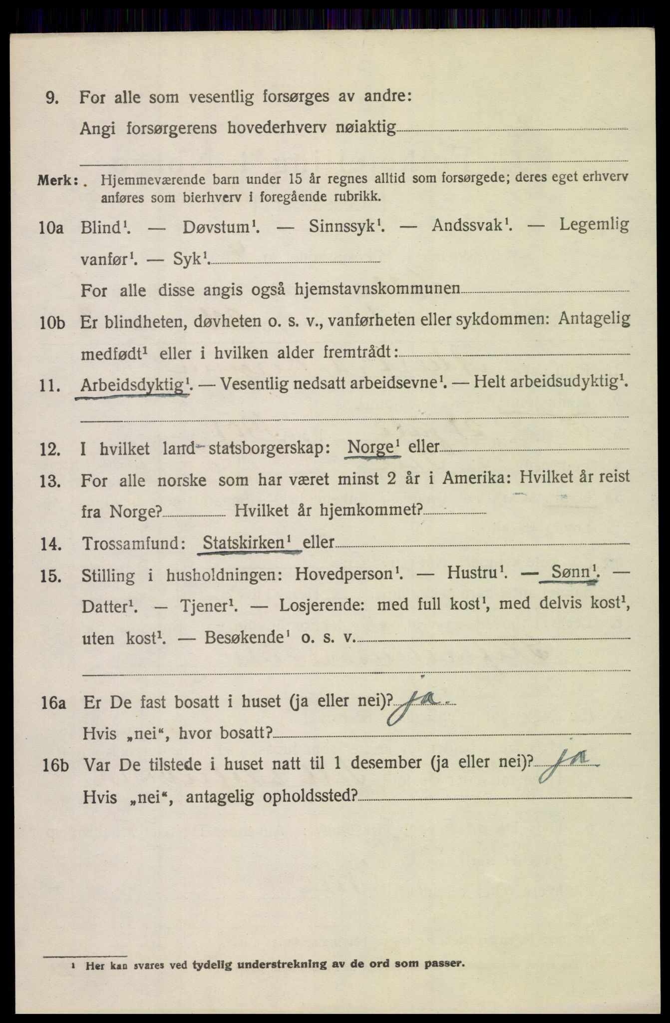 SAH, 1920 census for Sel, 1920, p. 823