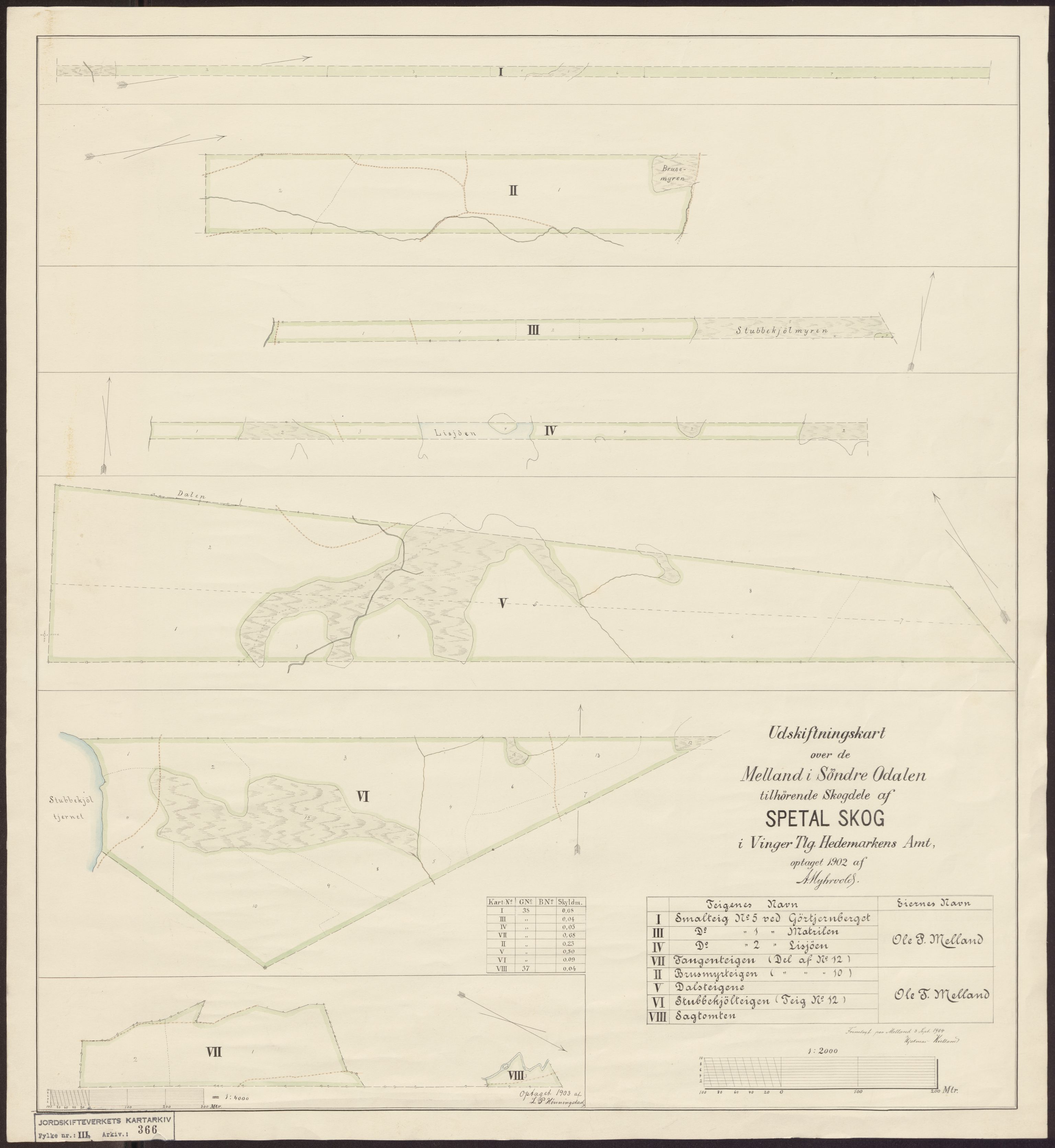 Jordskifteverkets kartarkiv, AV/RA-S-3929/T, 1859-1988, p. 614