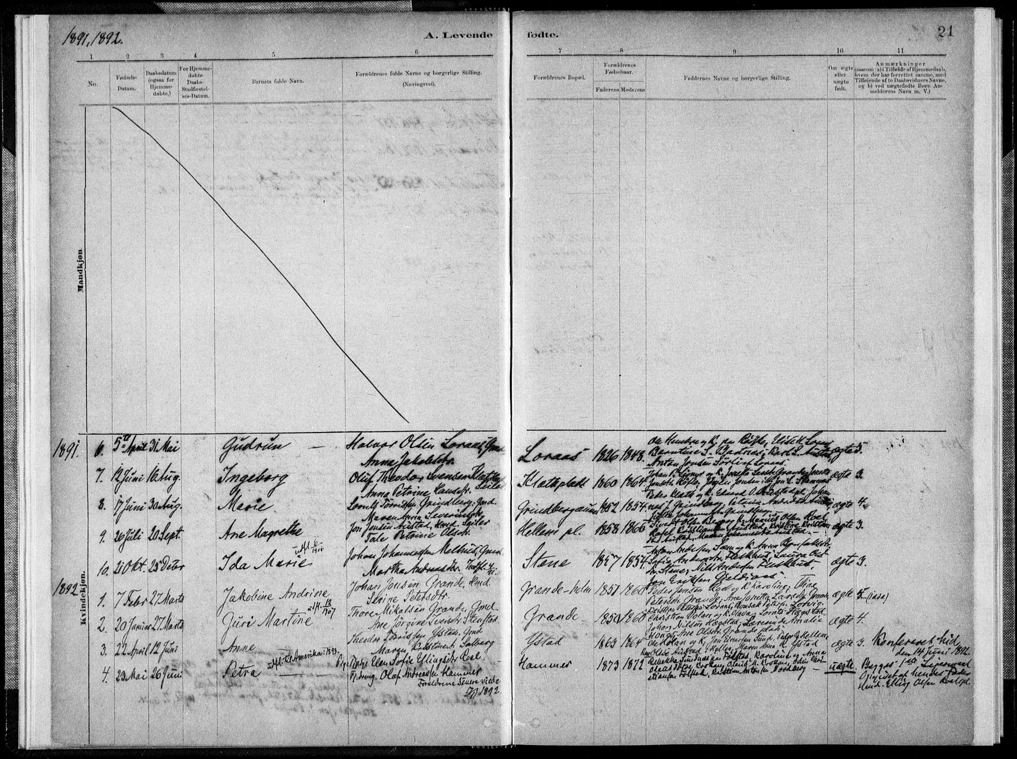 Ministerialprotokoller, klokkerbøker og fødselsregistre - Nord-Trøndelag, SAT/A-1458/731/L0309: Parish register (official) no. 731A01, 1879-1918, p. 21