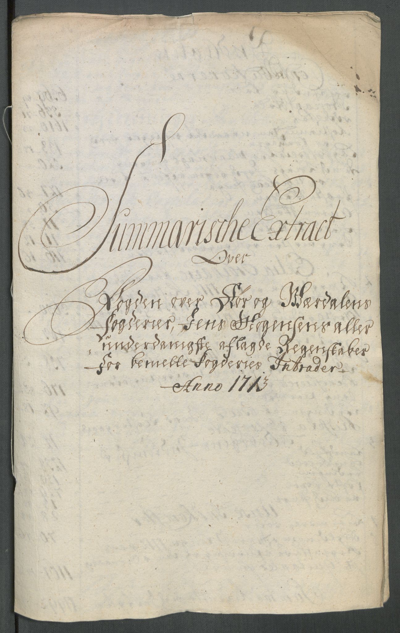 Rentekammeret inntil 1814, Reviderte regnskaper, Fogderegnskap, RA/EA-4092/R62/L4203: Fogderegnskap Stjørdal og Verdal, 1713, p. 18