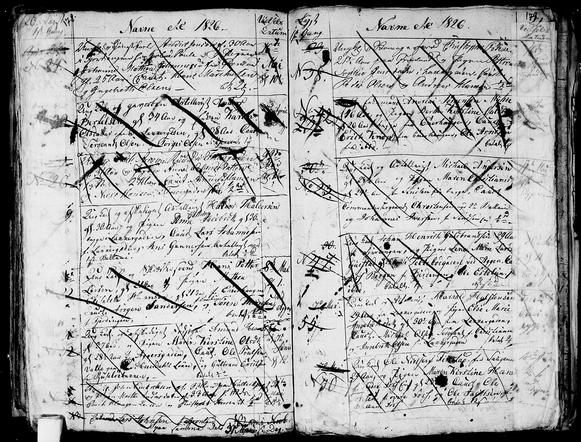 Aker prestekontor kirkebøker, AV/SAO-A-10861/G/L0001: Parish register (copy) no. 1, 1796-1826, p. 178-179