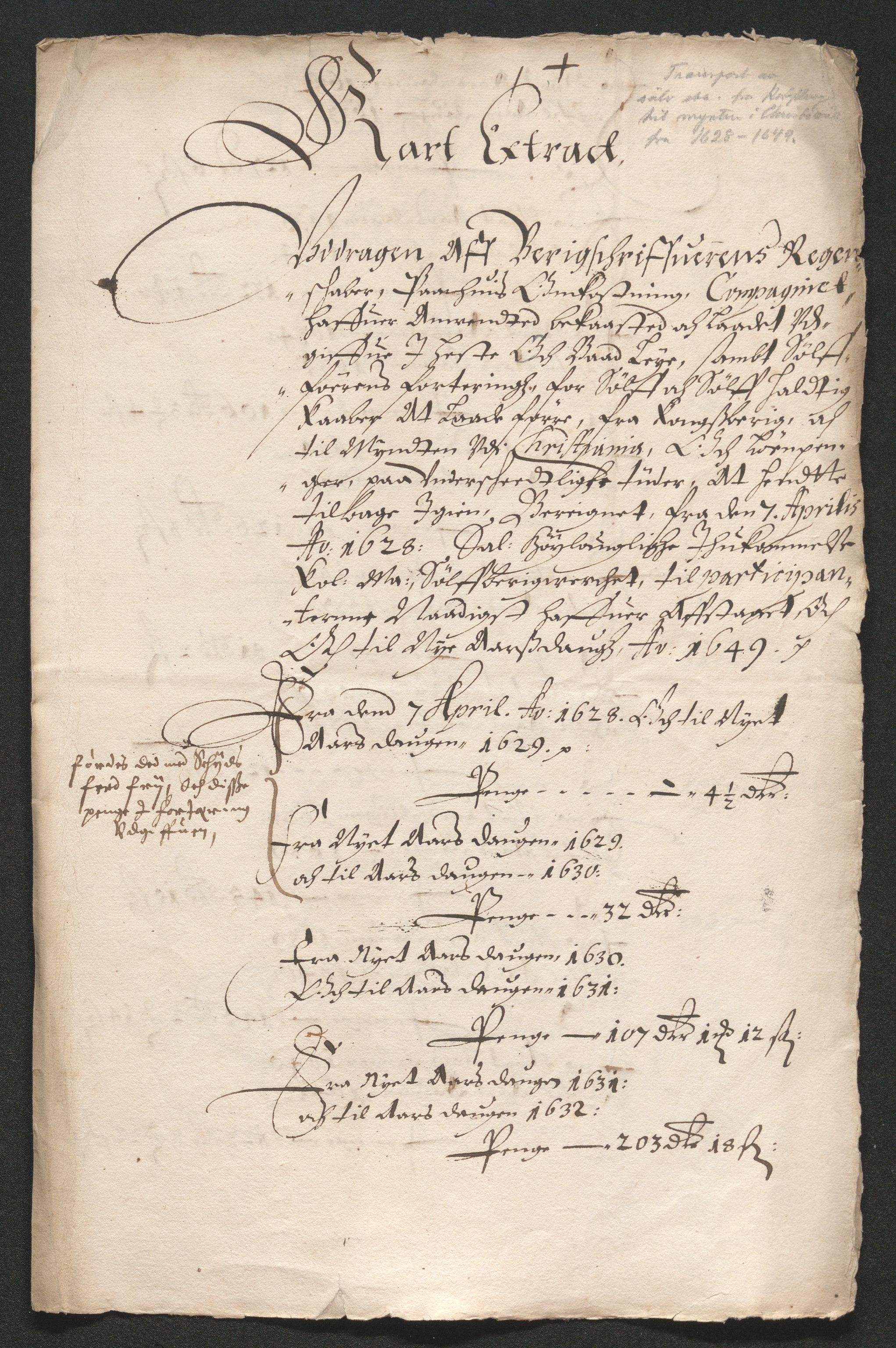 Kongsberg Sølvverk 1623-1816, SAKO/EA-3135/001/D/Dc/Dcd/L0034: Utgiftsregnskap for gruver m.m. , 1651-1659, p. 8