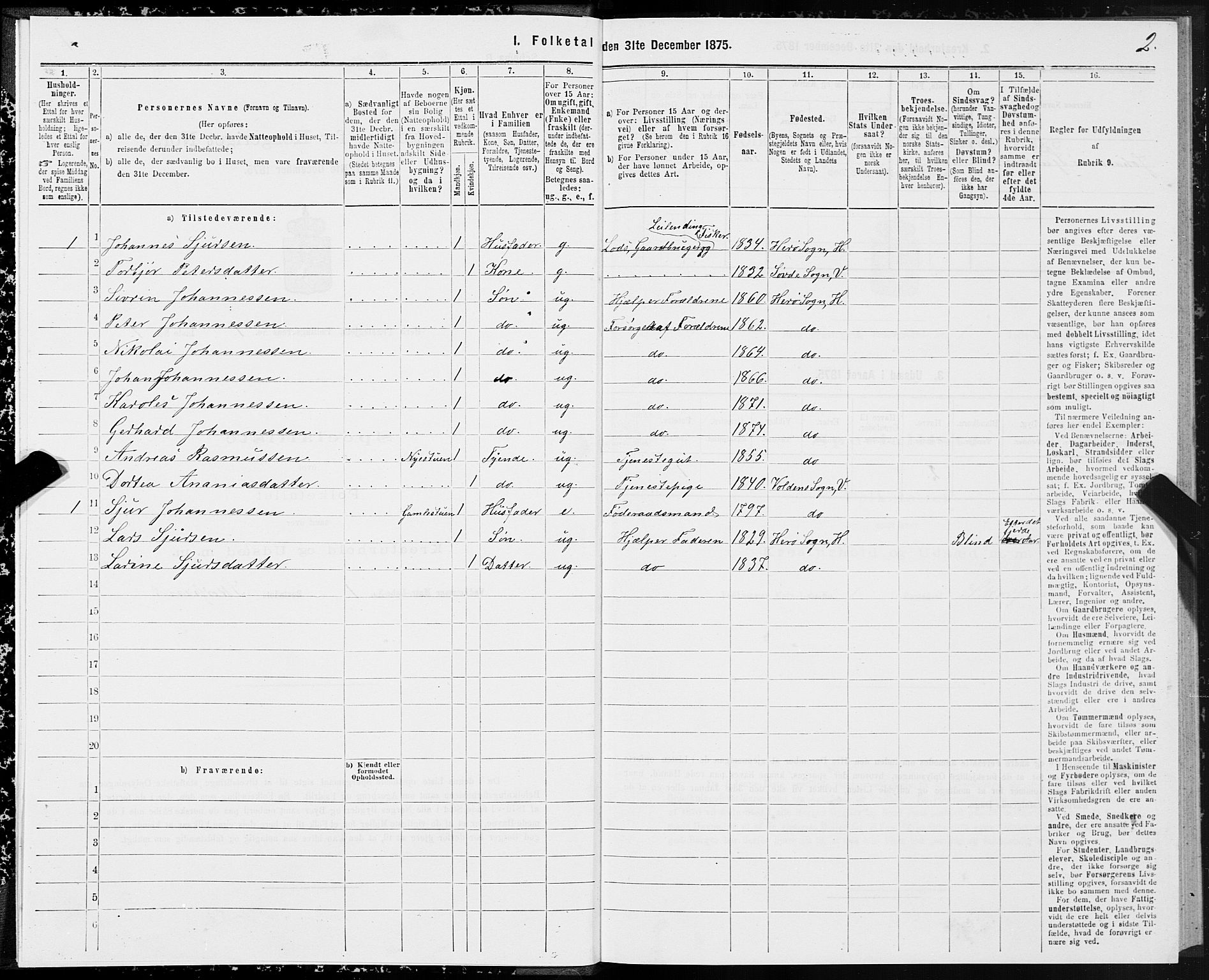 SAT, 1875 census for 1515P Herøy, 1875, p. 1002