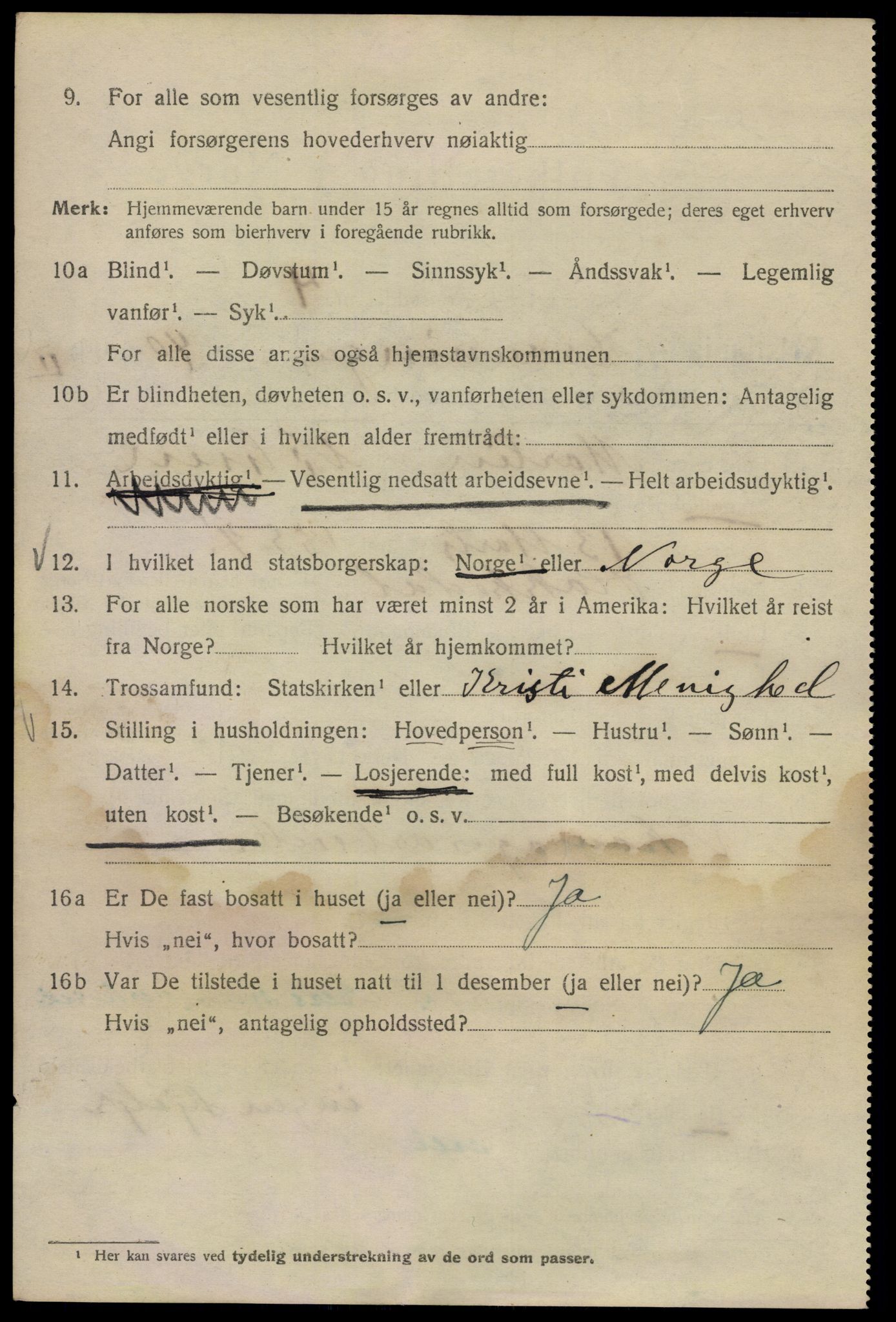 SAO, 1920 census for Kristiania, 1920, p. 203816