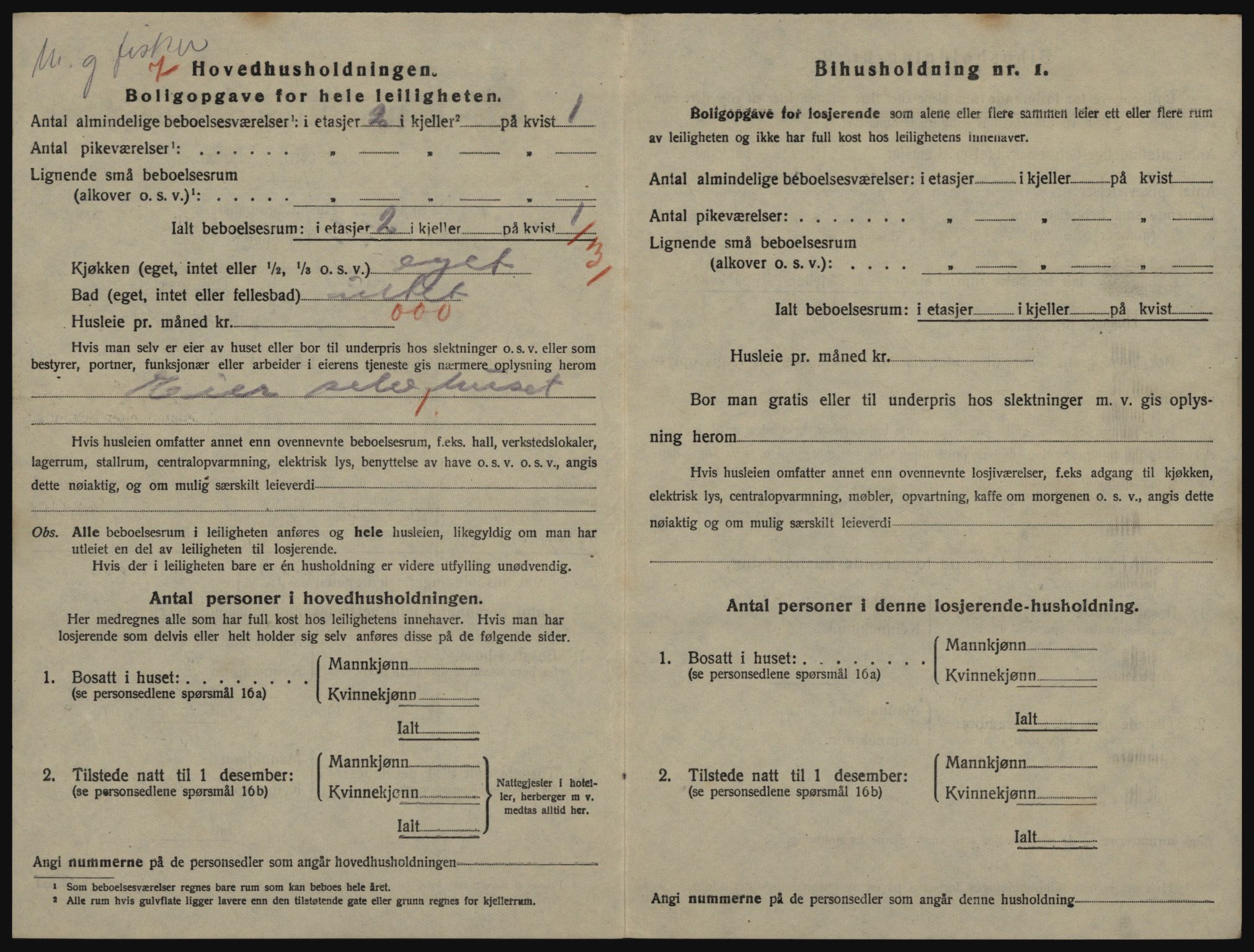 SATØ, 1920 census for Vardø, 1920, p. 1816