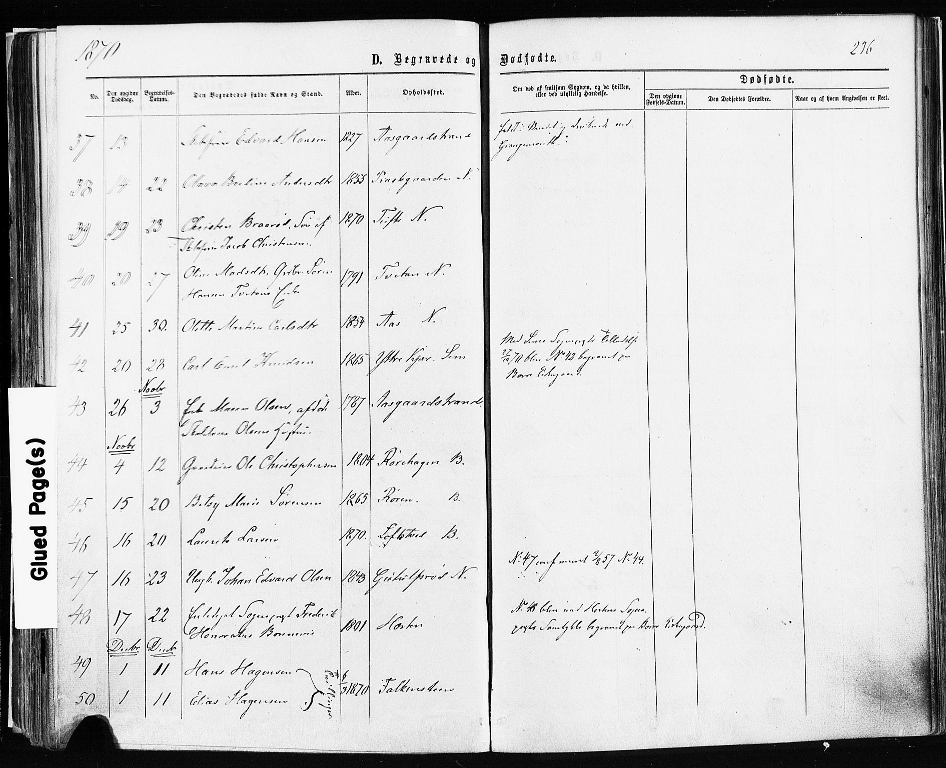 Borre kirkebøker, AV/SAKO-A-338/F/Fa/L0008: Parish register (official) no. I 8, 1868-1877, p. 236