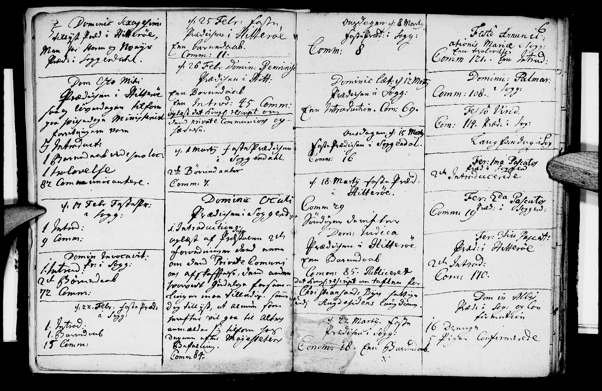 Sokndal sokneprestkontor, AV/SAST-A-101808: Parish register (official) no. A 2, 1740-1743, p. 5-6