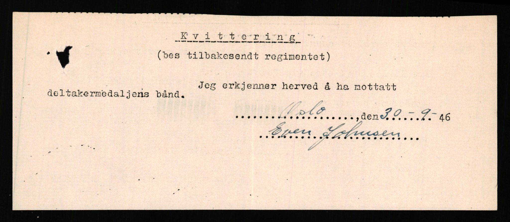 Forsvaret, Jegerkorpset - Akershus infantriregiment nr. 4, AV/RA-RAFA-2947/D/Dd/L0055: DELTAKERMEDALJEN 2. VERDENSKRIG BOKS 3 H-M, 1945-1950, p. 535