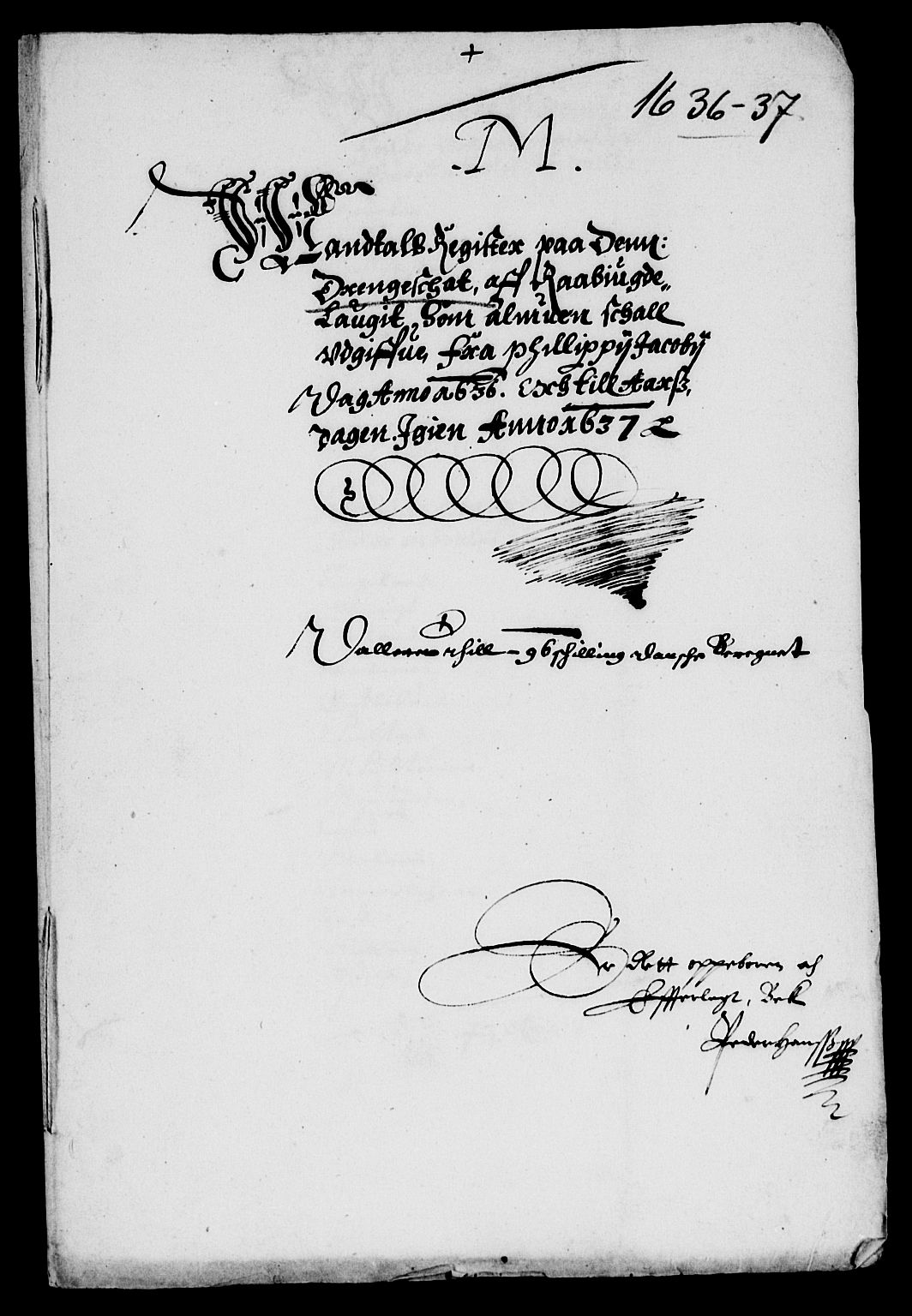 Rentekammeret inntil 1814, Reviderte regnskaper, Lensregnskaper, AV/RA-EA-5023/R/Rb/Rbq/L0025: Nedenes len. Mandals len. Råbyggelag., 1636-1637