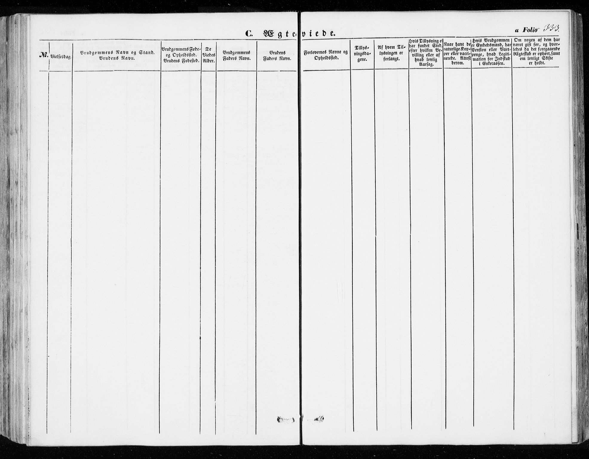 Ministerialprotokoller, klokkerbøker og fødselsregistre - Møre og Romsdal, AV/SAT-A-1454/592/L1026: Parish register (official) no. 592A04, 1849-1867, p. 333