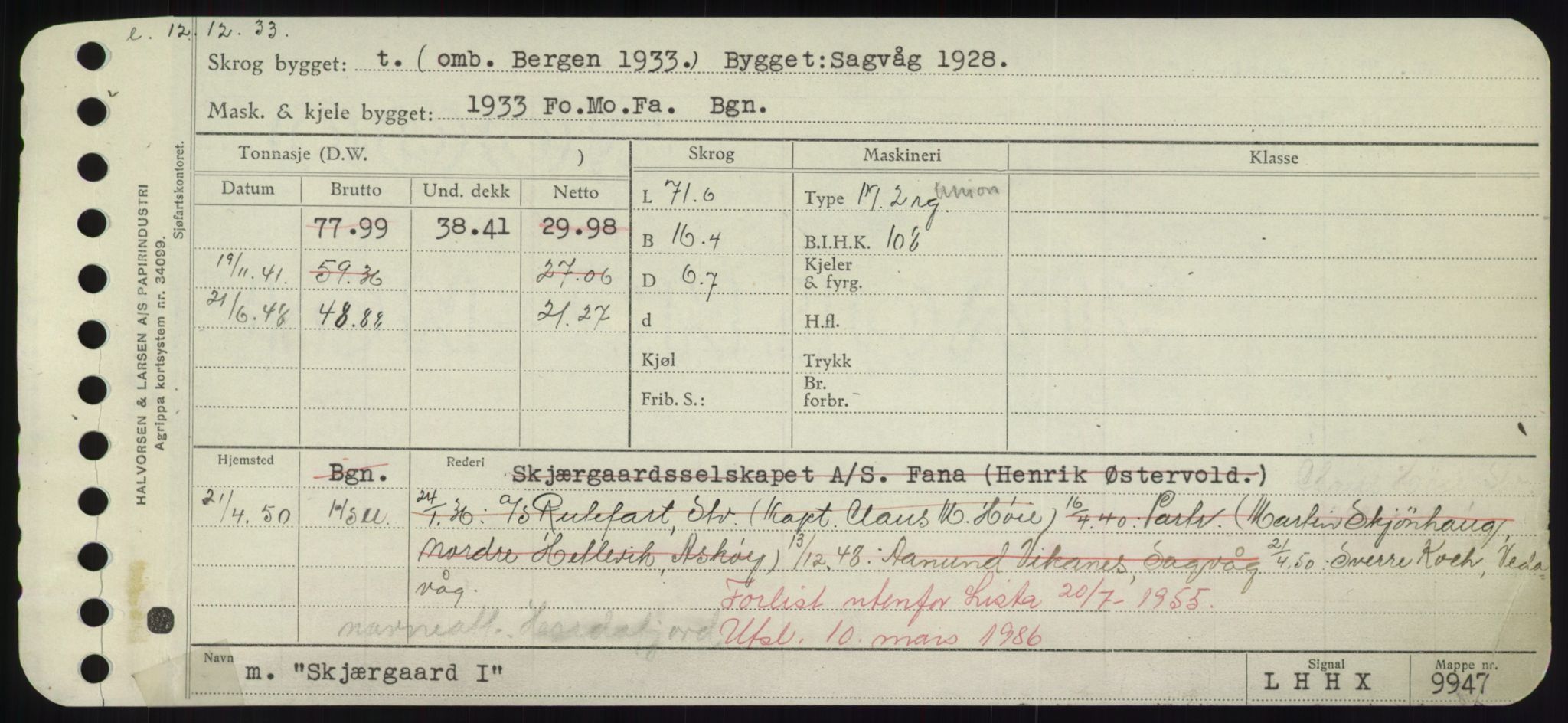 Sjøfartsdirektoratet med forløpere, Skipsmålingen, RA/S-1627/H/Hd/L0034: Fartøy, Sk-Slå, p. 207