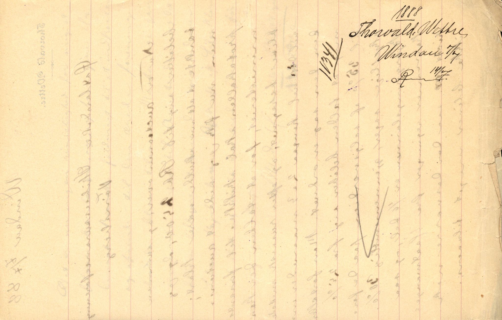 Pa 63 - Østlandske skibsassuranceforening, VEMU/A-1079/G/Ga/L0021/0006: Havaridokumenter / Gøthe, Granit, Granen, Harmonie, Lindsay, 1888, p. 84