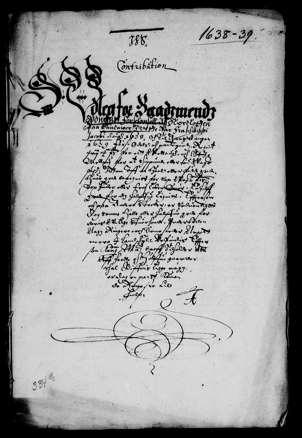 Rentekammeret inntil 1814, Reviderte regnskaper, Lensregnskaper, AV/RA-EA-5023/R/Rb/Rbt/L0083: Bergenhus len, 1638-1639