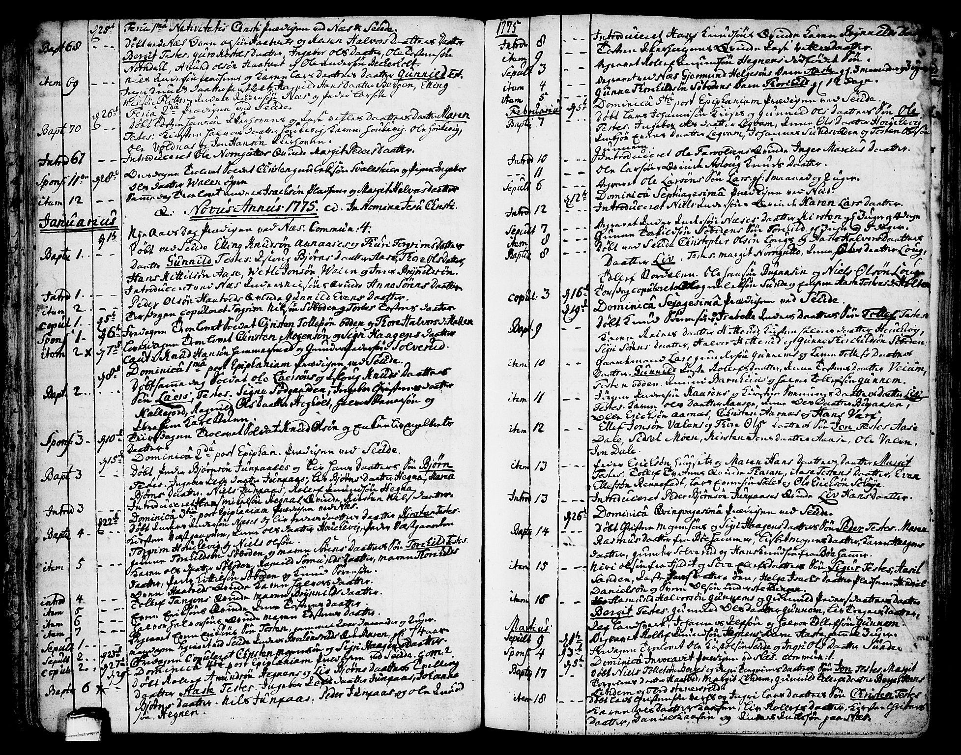 Sauherad kirkebøker, SAKO/A-298/F/Fa/L0004: Parish register (official) no. I 4, 1767-1814