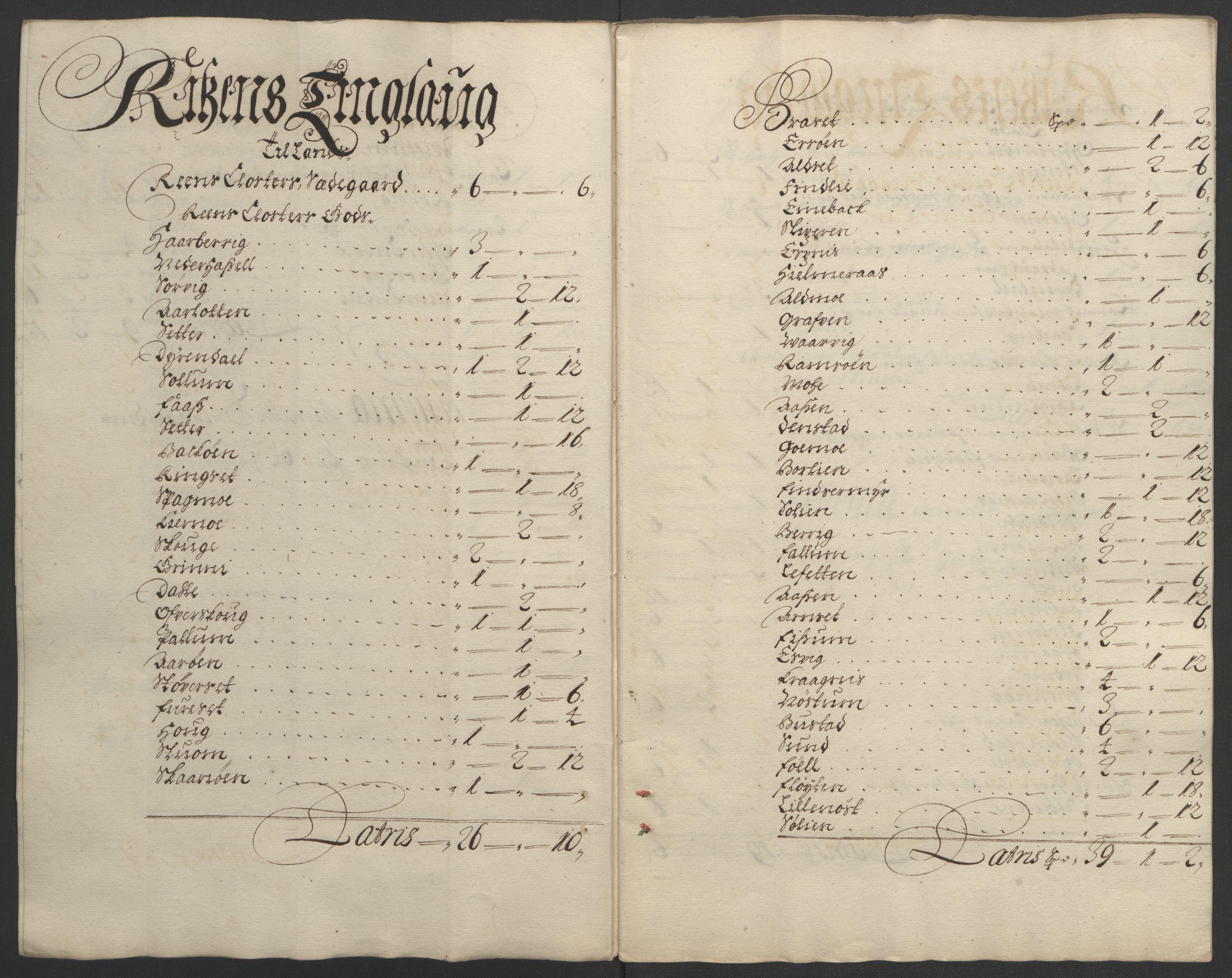 Rentekammeret inntil 1814, Reviderte regnskaper, Fogderegnskap, RA/EA-4092/R57/L3851: Fogderegnskap Fosen, 1695-1696, p. 105
