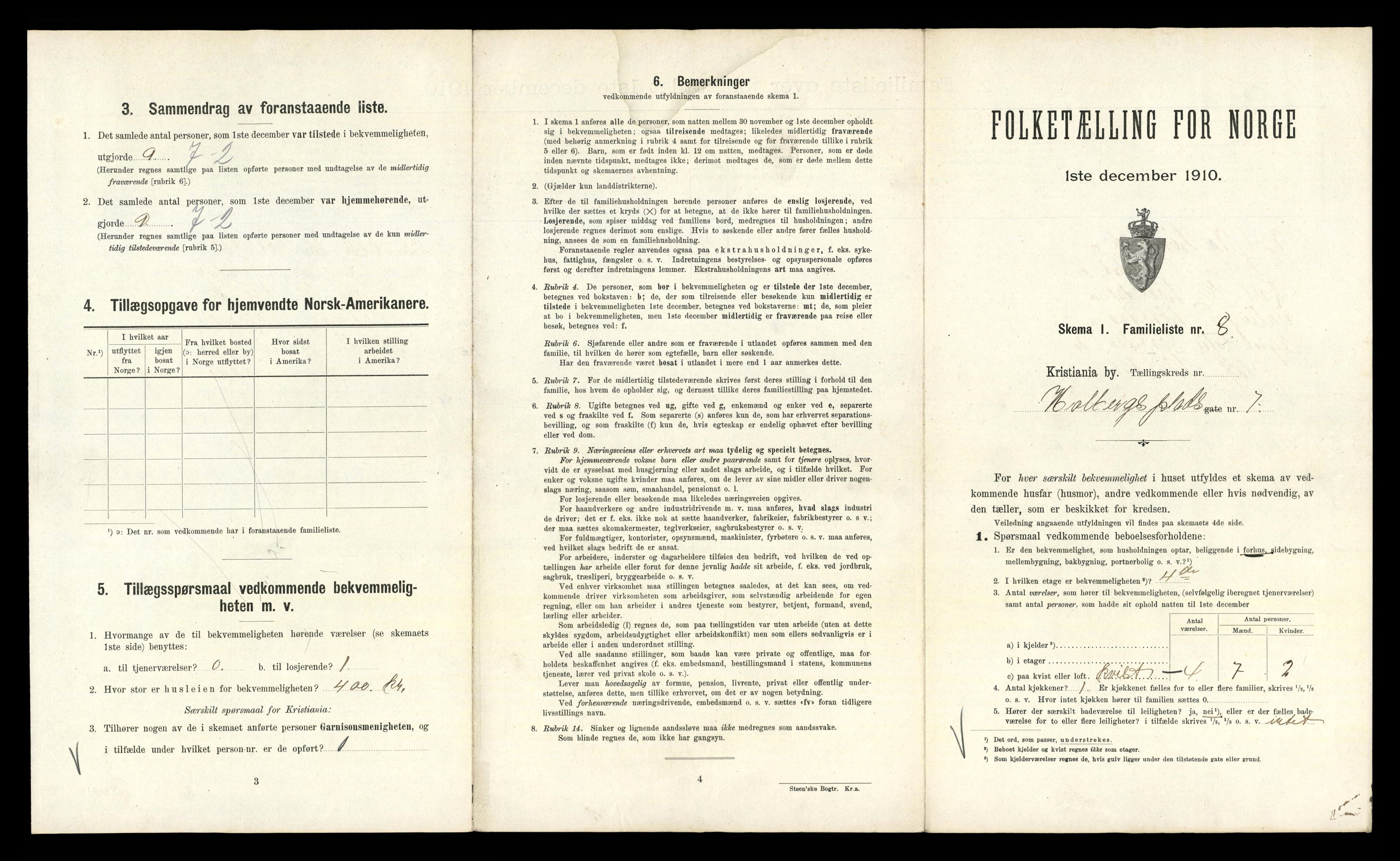 RA, 1910 census for Kristiania, 1910, p. 39792